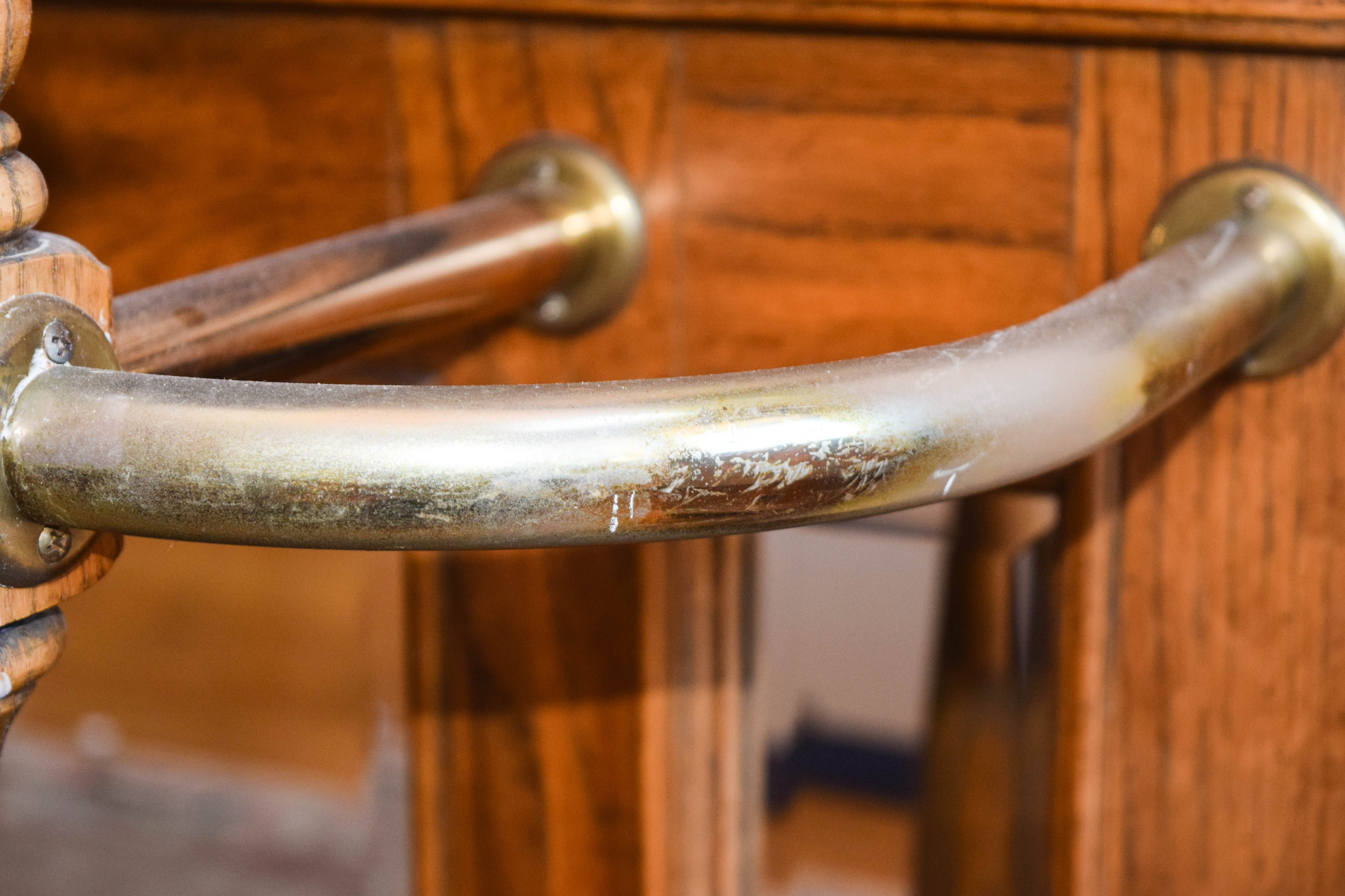 Antique Oak Hall Tree