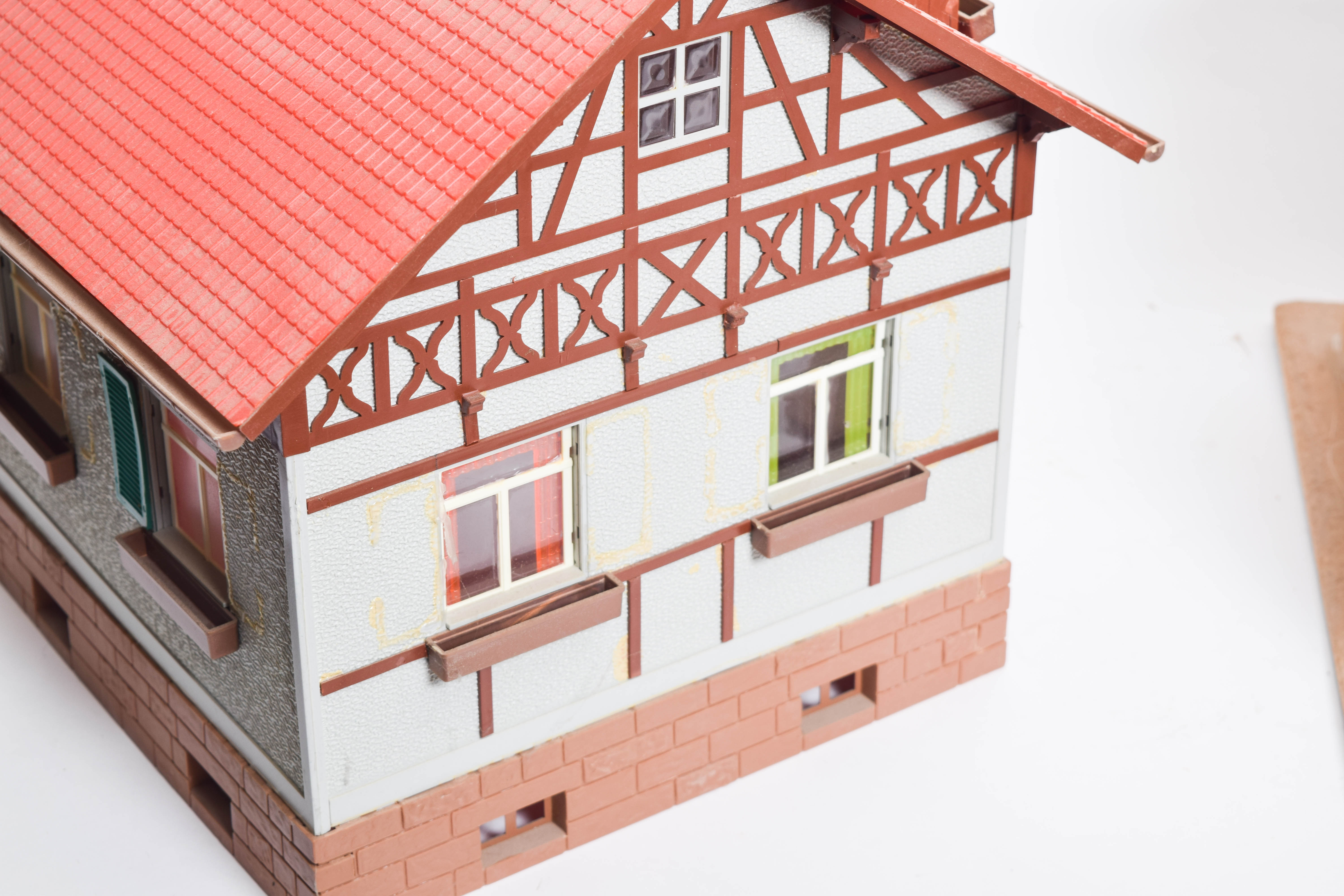 Collection of German G Scale Model Train Buildings