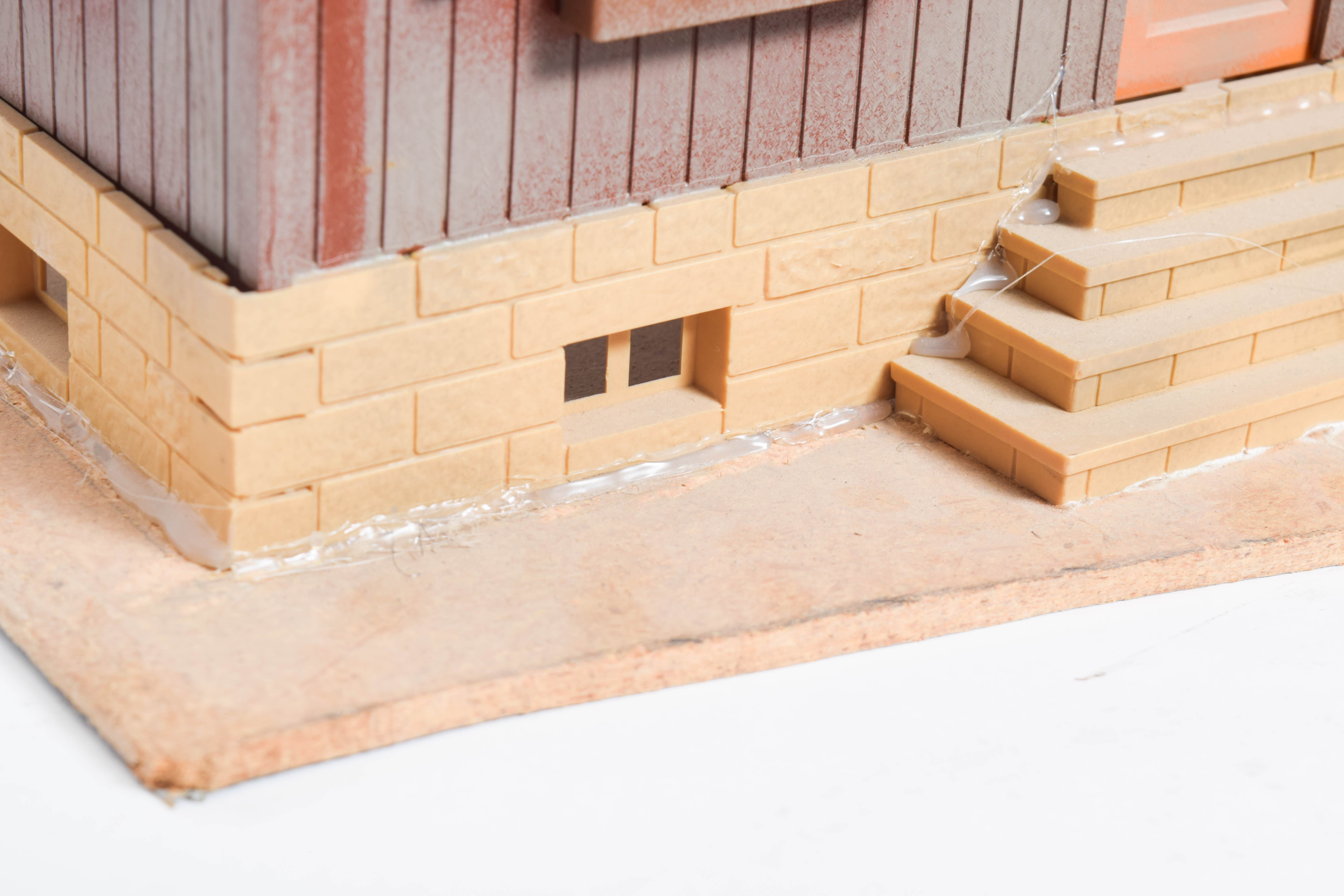 Collection of German G Scale Model Train Buildings