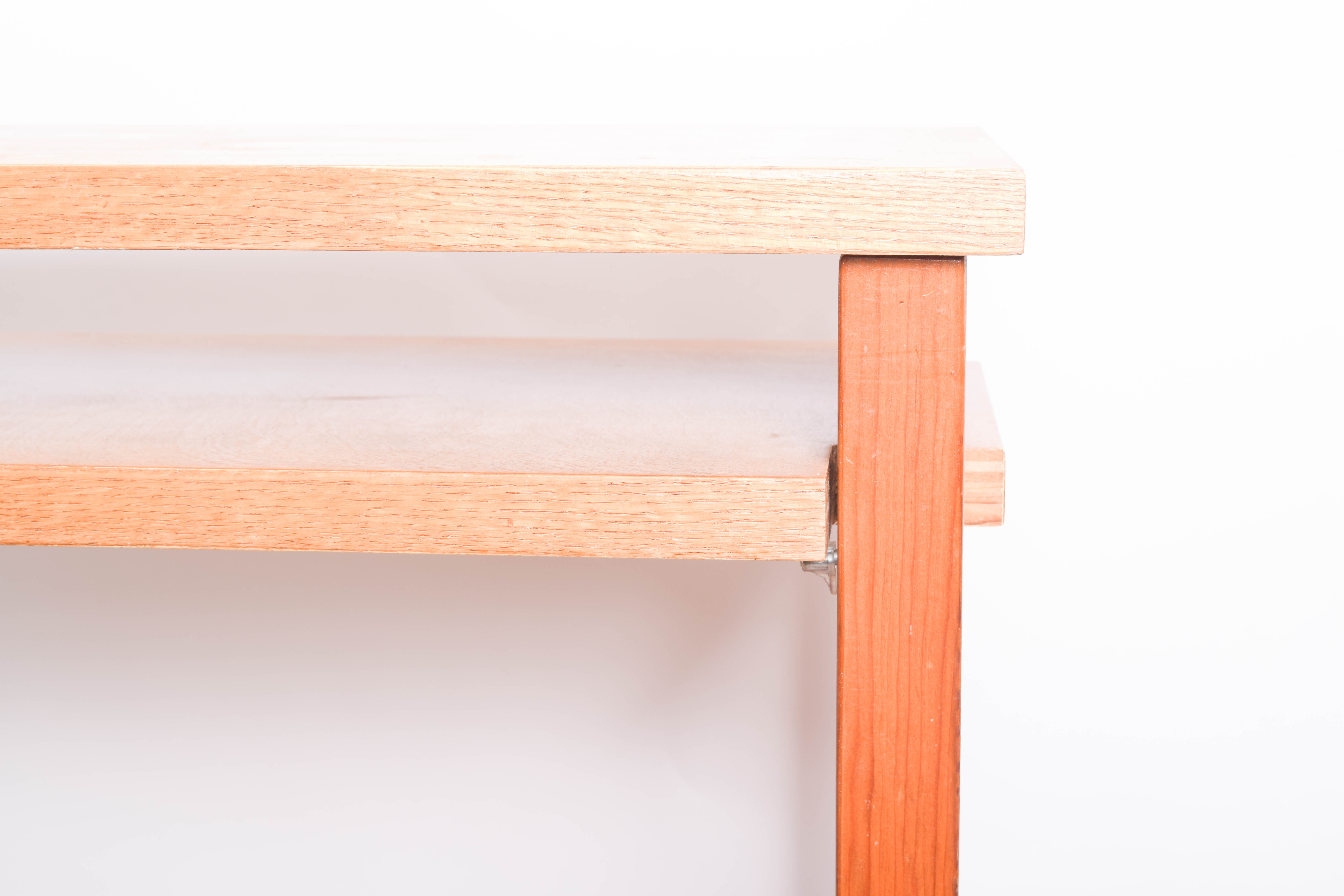 Pair of Wooden Side Tables in Graduated Sizes