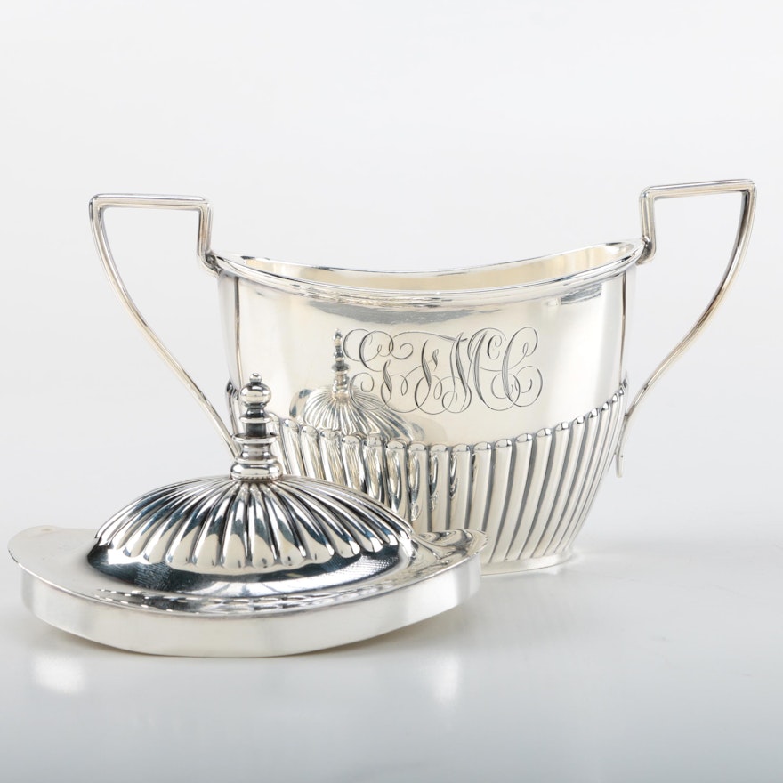 1907 Gorham Adams Style Sterling Silver Sugar Bowl