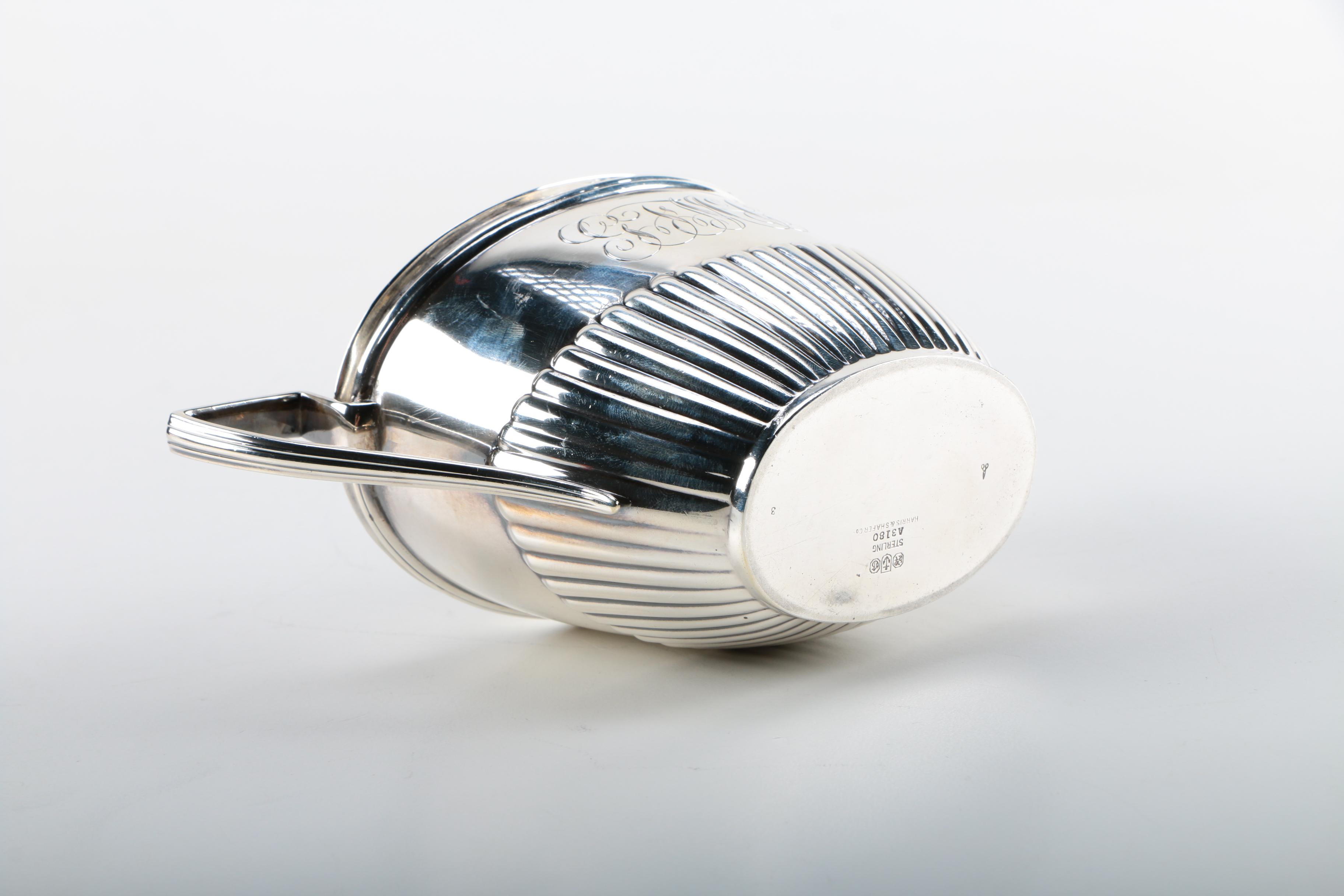 1907 Gorham Adams Style Sterling Silver Sugar Bowl