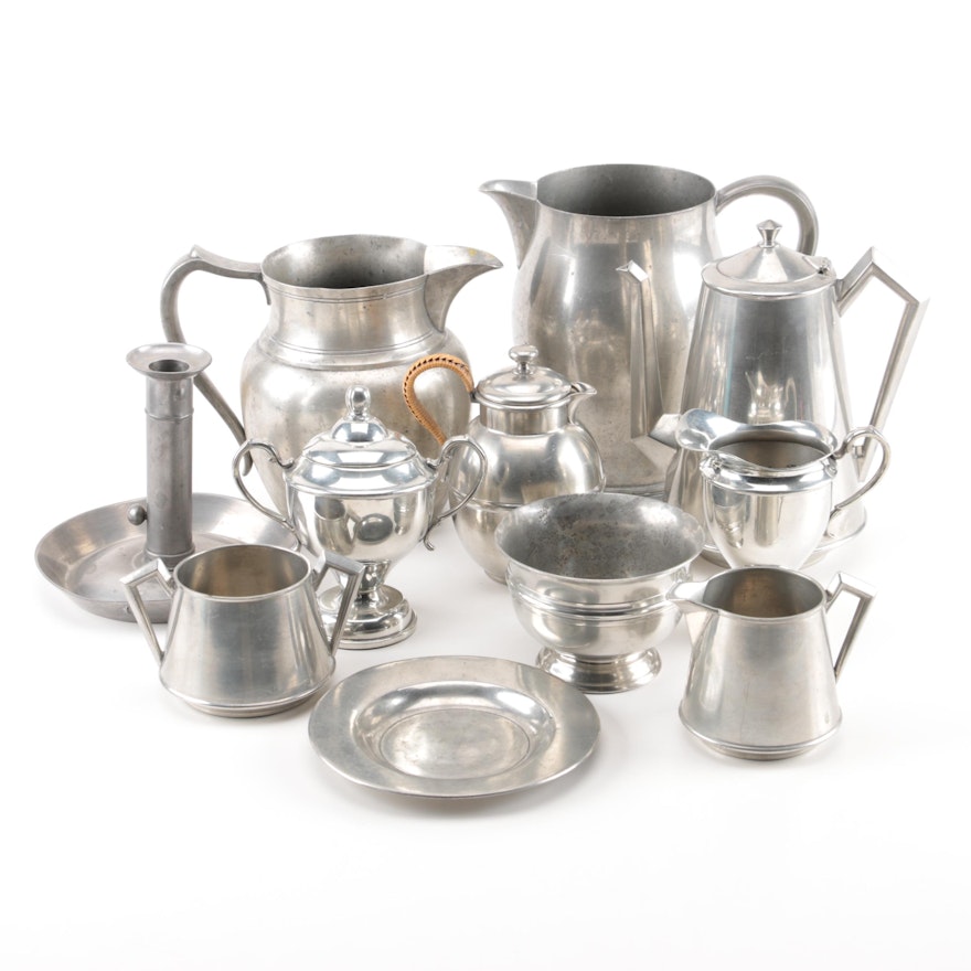 Pewter Serveware Featuring L.H. Vaughan