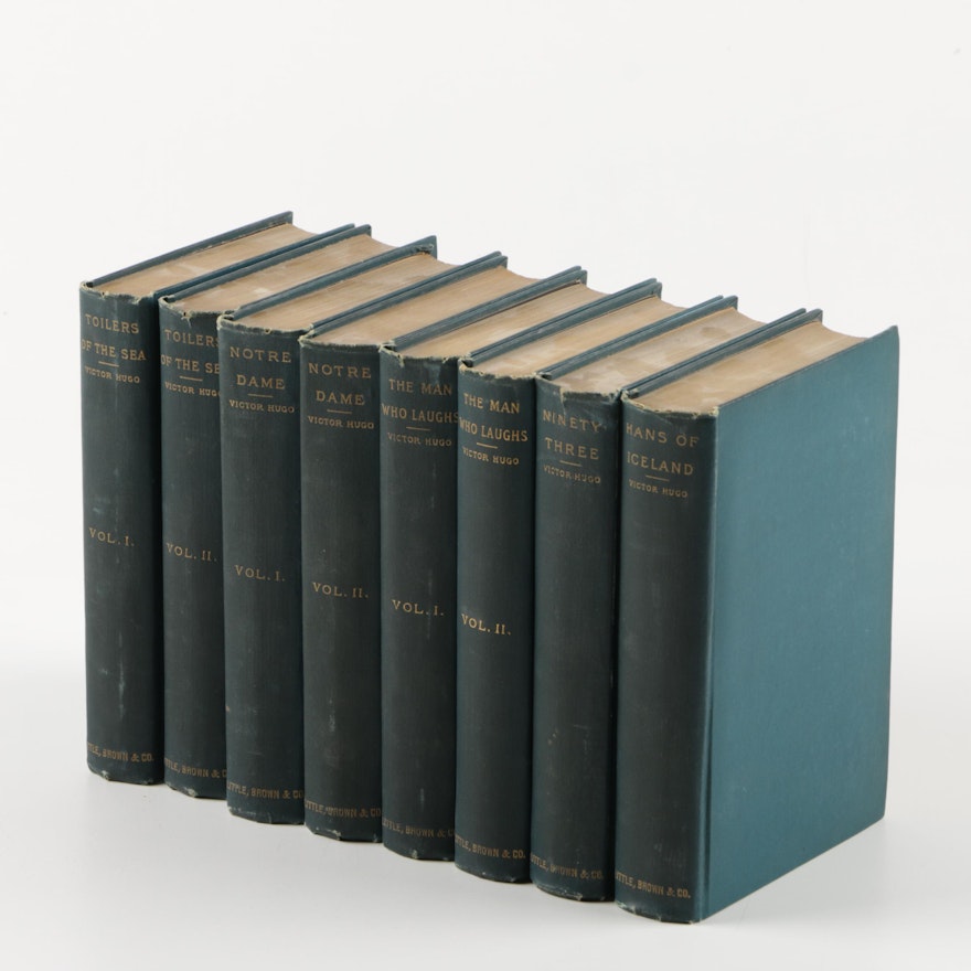 8-Volume Handy Library Edition of "Romances of Victor Hugo"