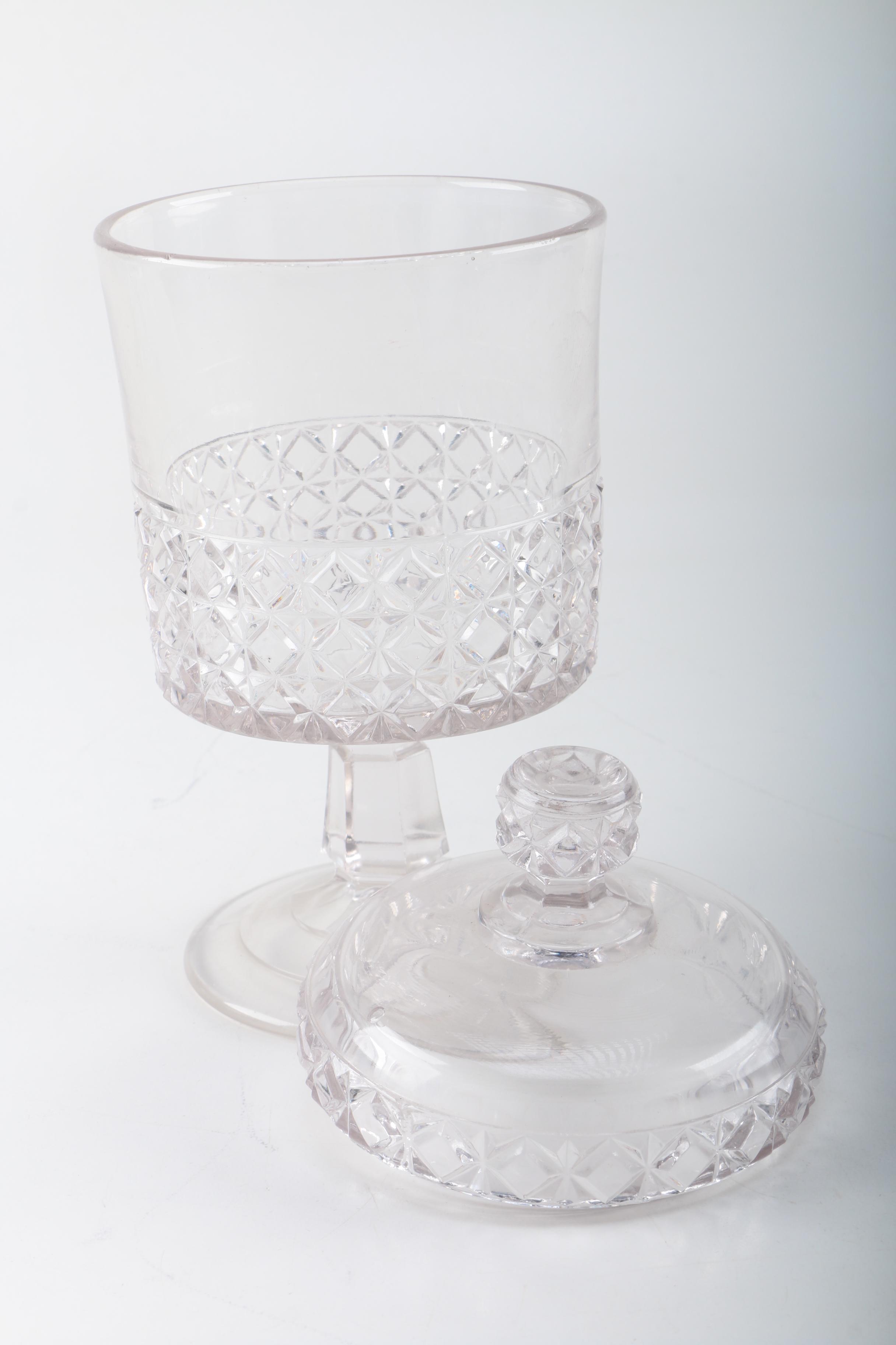 Assortment of Vintage Pressed Glass