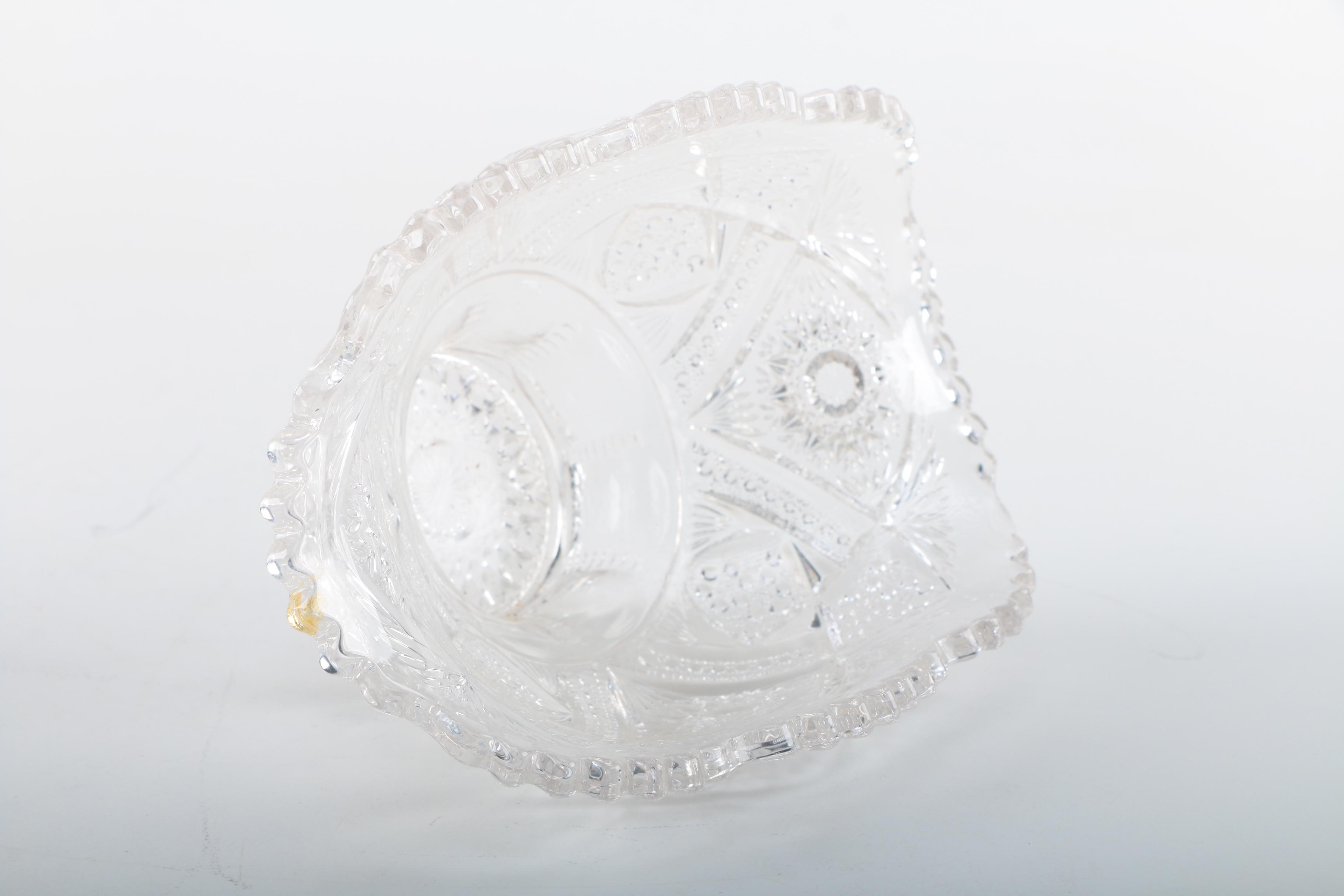 Assortment of Vintage Pressed Glass