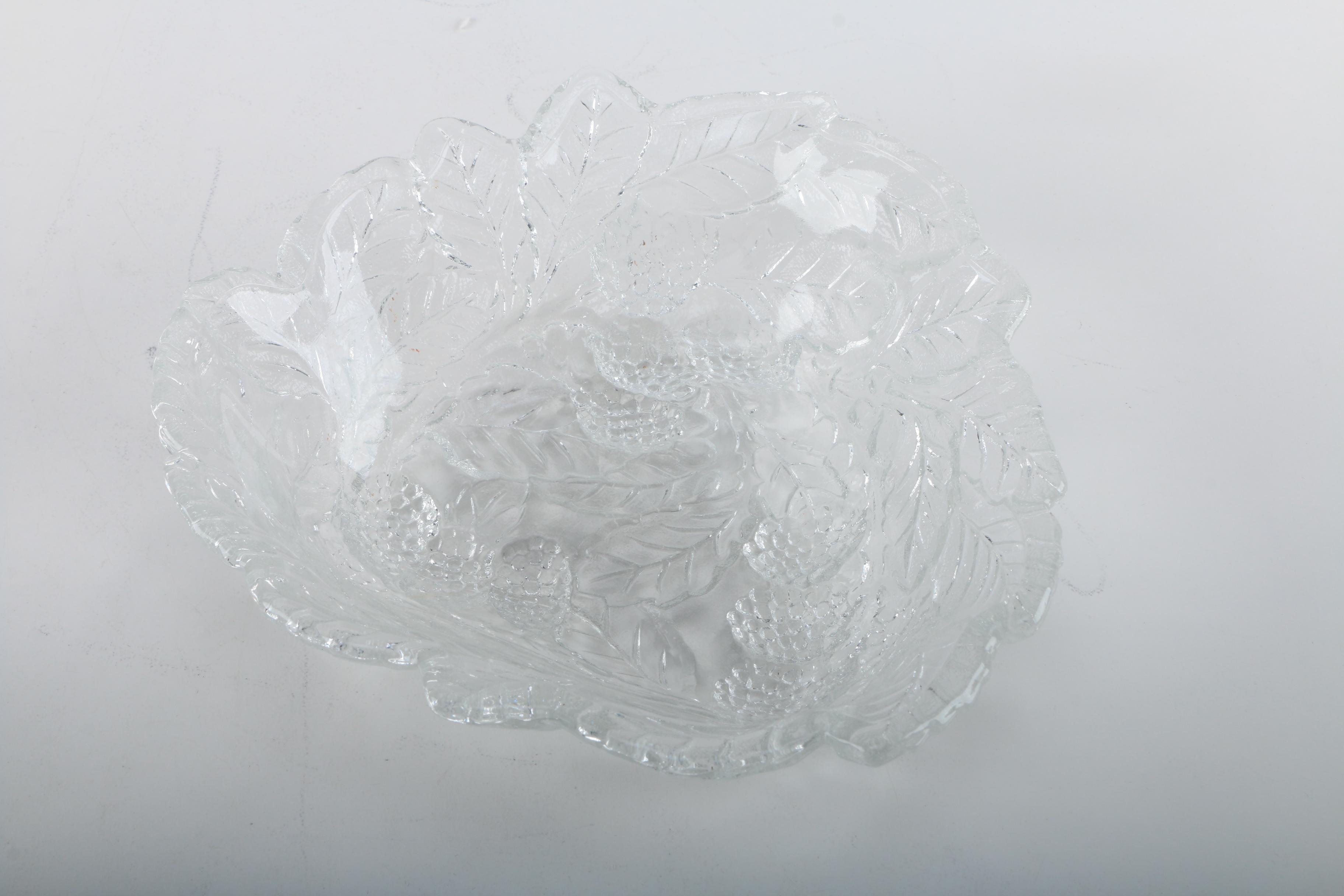 Assortment of Vintage Pressed Glass