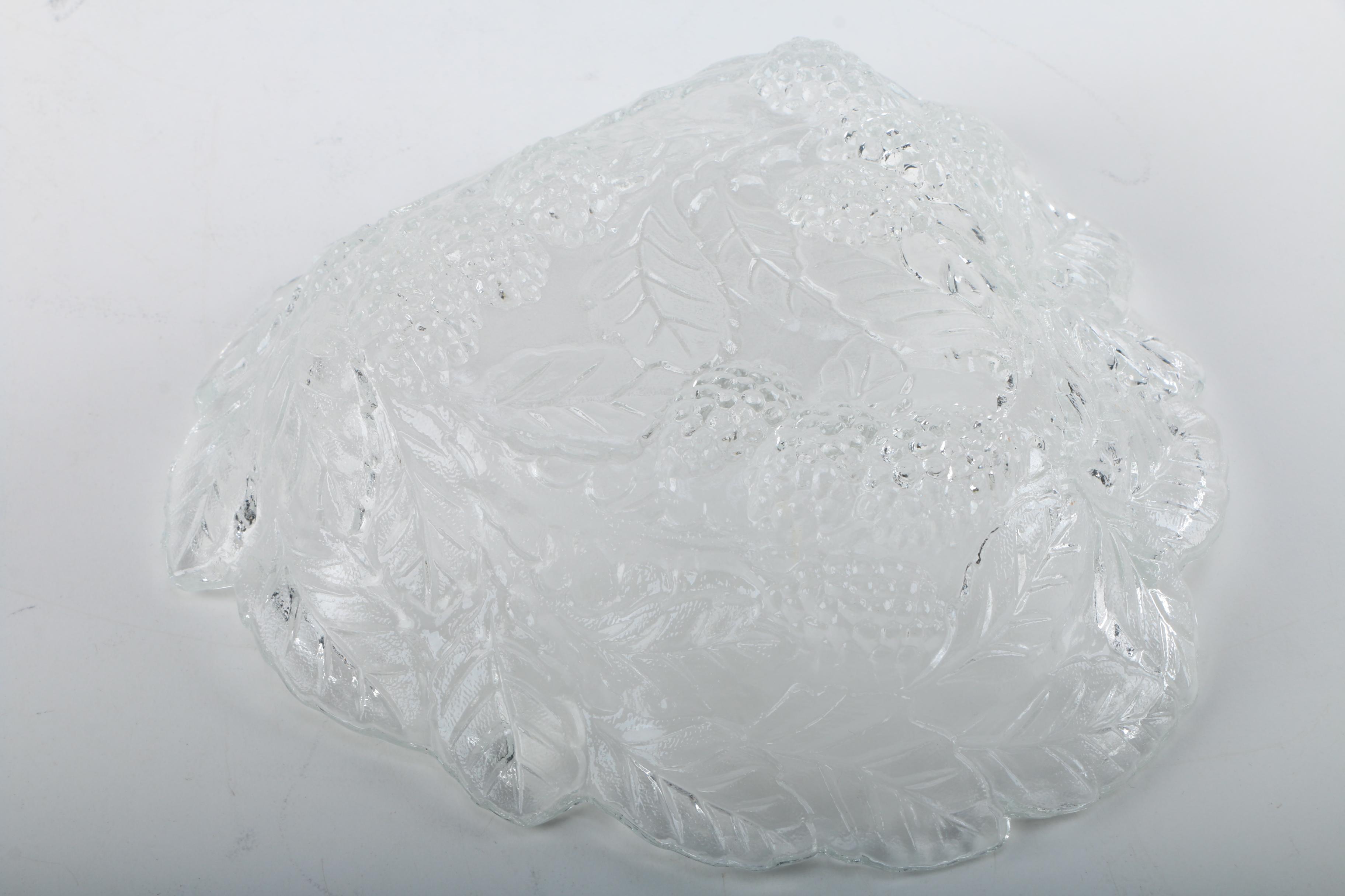 Assortment of Vintage Pressed Glass