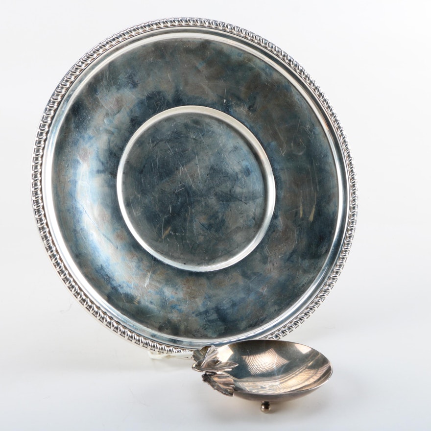 Wheelock Sterling Dish with Sterling Silver Plate