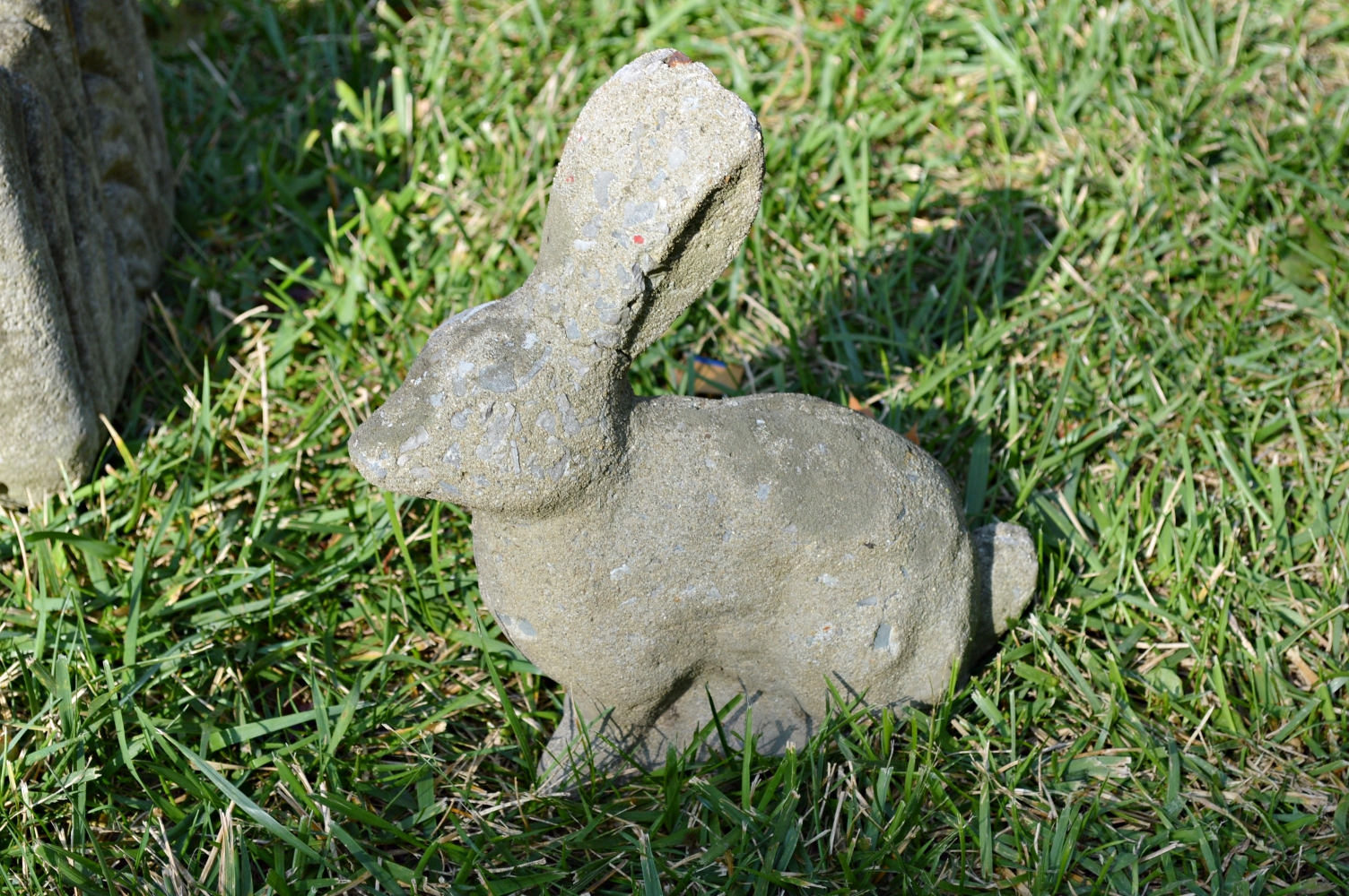 Concrete Planters and Rabbit Sculpture EBTH