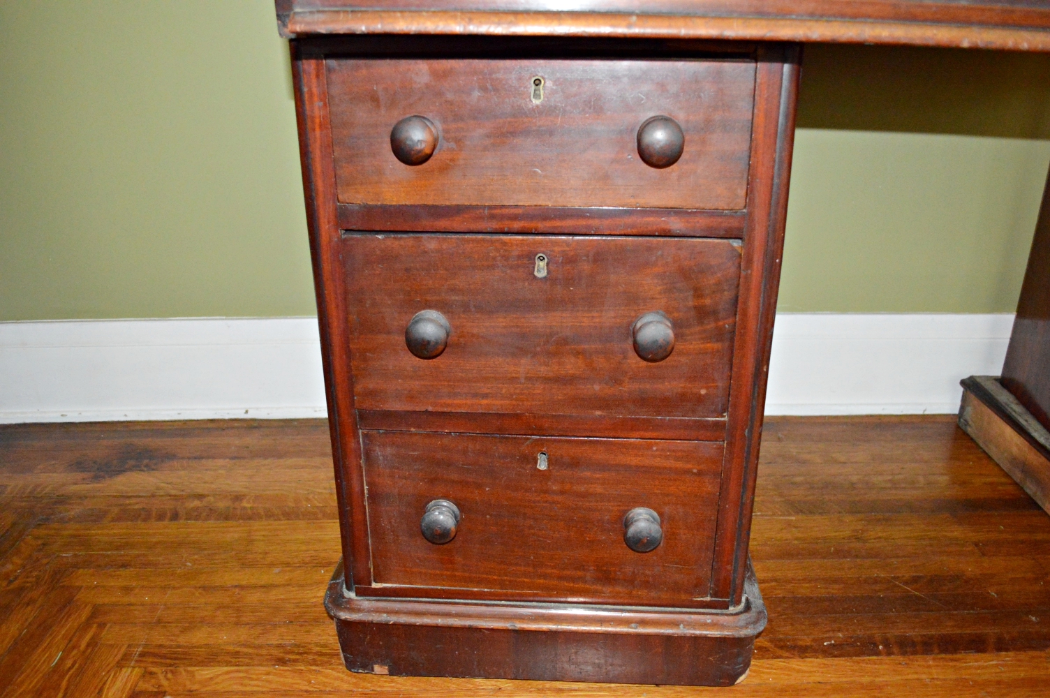 Antique Victorian Cylinder Roll-Top Desk