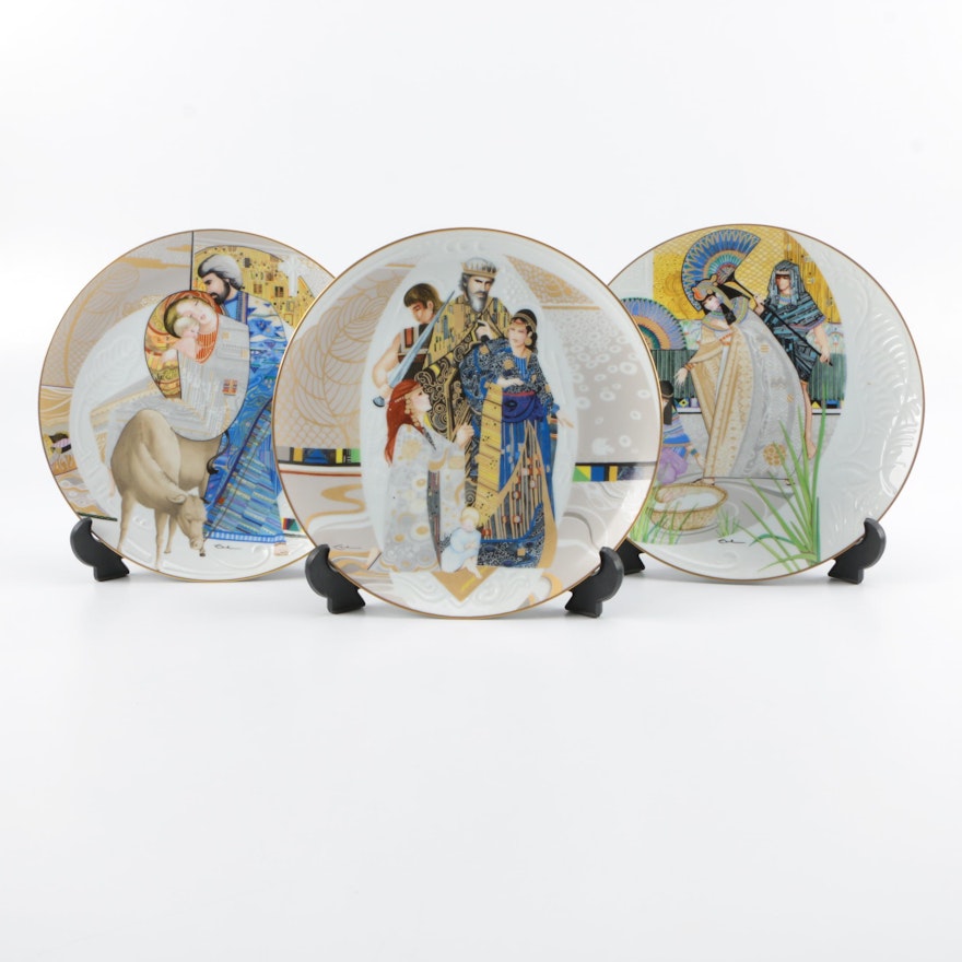 Collectible Religious Plates by Edwin M. Knowles