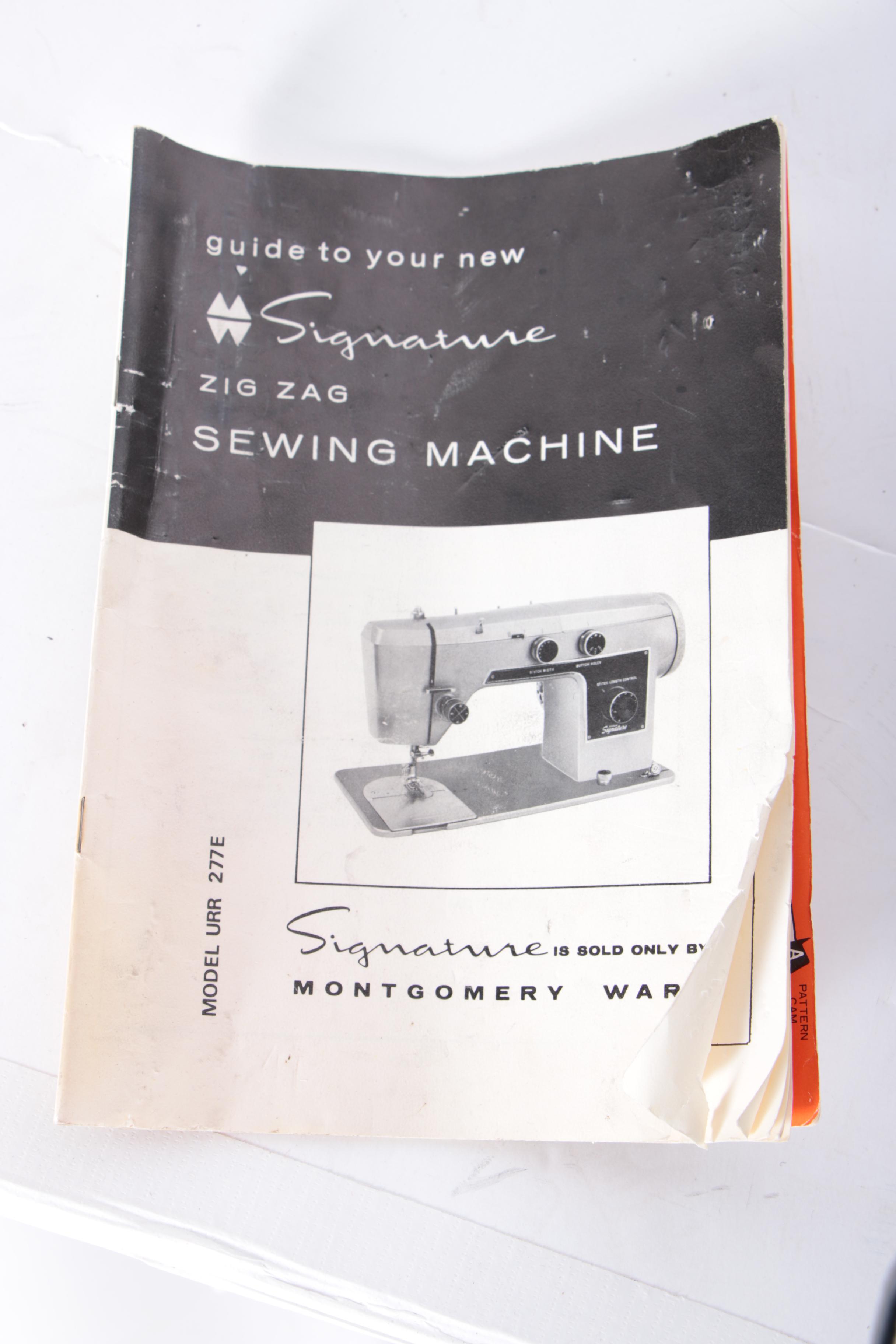 Vintage Wards Signature Sewing Machine