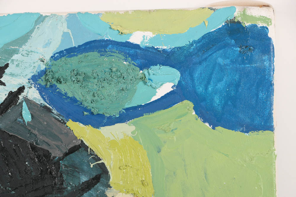 Clintel Steed Oil Painting on Canvas "Nasa 747 Flying shuttle space ship #2"