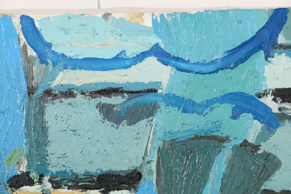 Clintel Steed Oil Painting on Canvas "Nasa 747 Flying shuttle space ship #2"