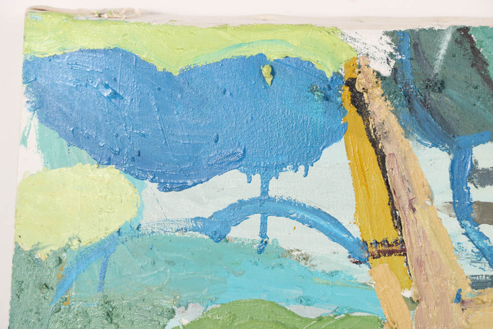 Clintel Steed Oil Painting on Canvas "Nasa 747 Flying shuttle space ship #2"