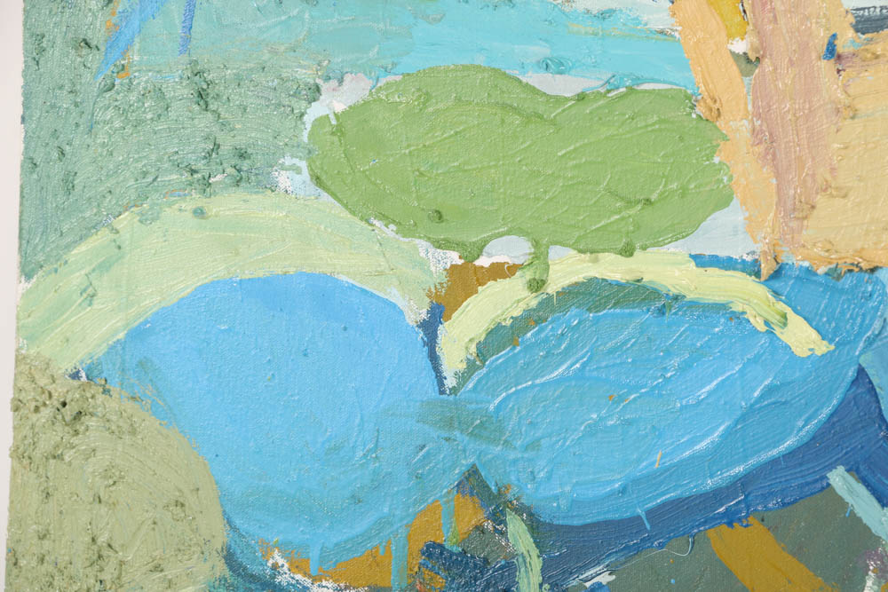 Clintel Steed Oil Painting on Canvas "Nasa 747 Flying shuttle space ship #2"