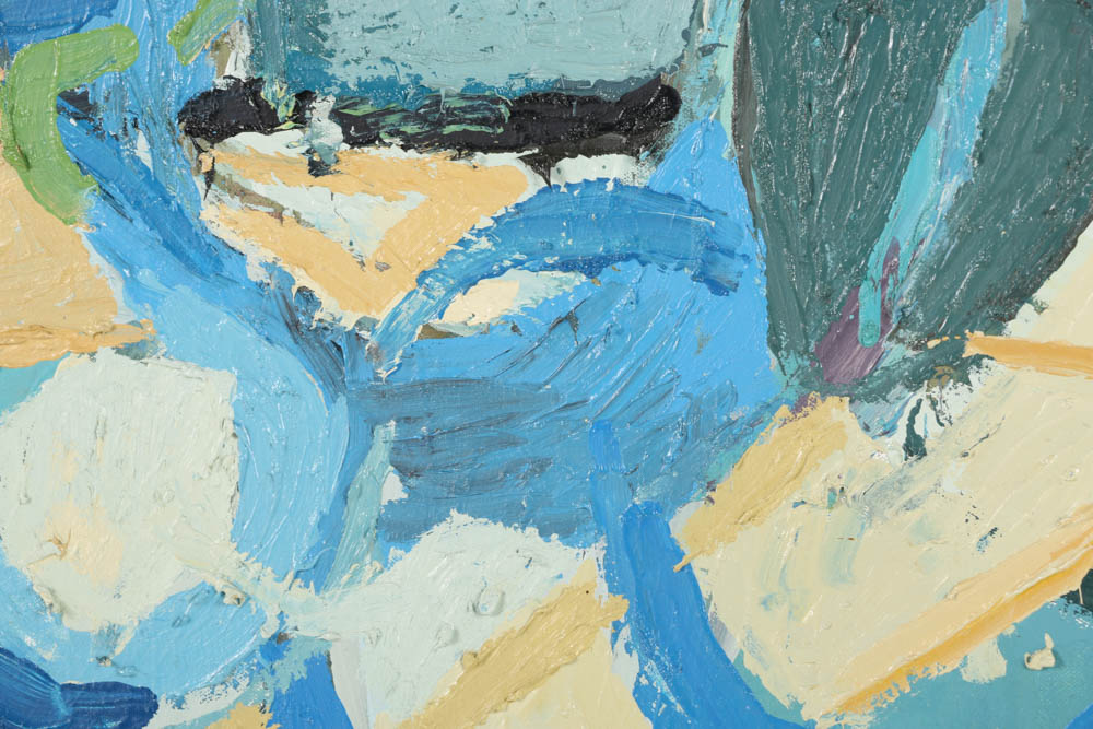 Clintel Steed Oil Painting on Canvas "Nasa 747 Flying shuttle space ship #2"