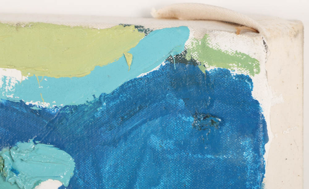 Clintel Steed Oil Painting on Canvas "Nasa 747 Flying shuttle space ship #2"