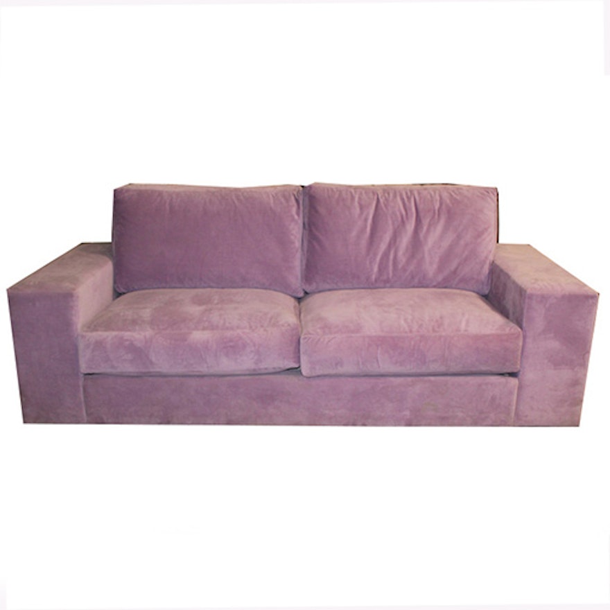 Contemporary Lavender Sofa
