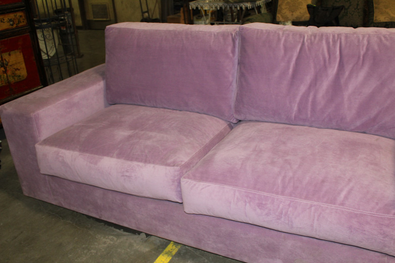 Contemporary Lavender Sofa
