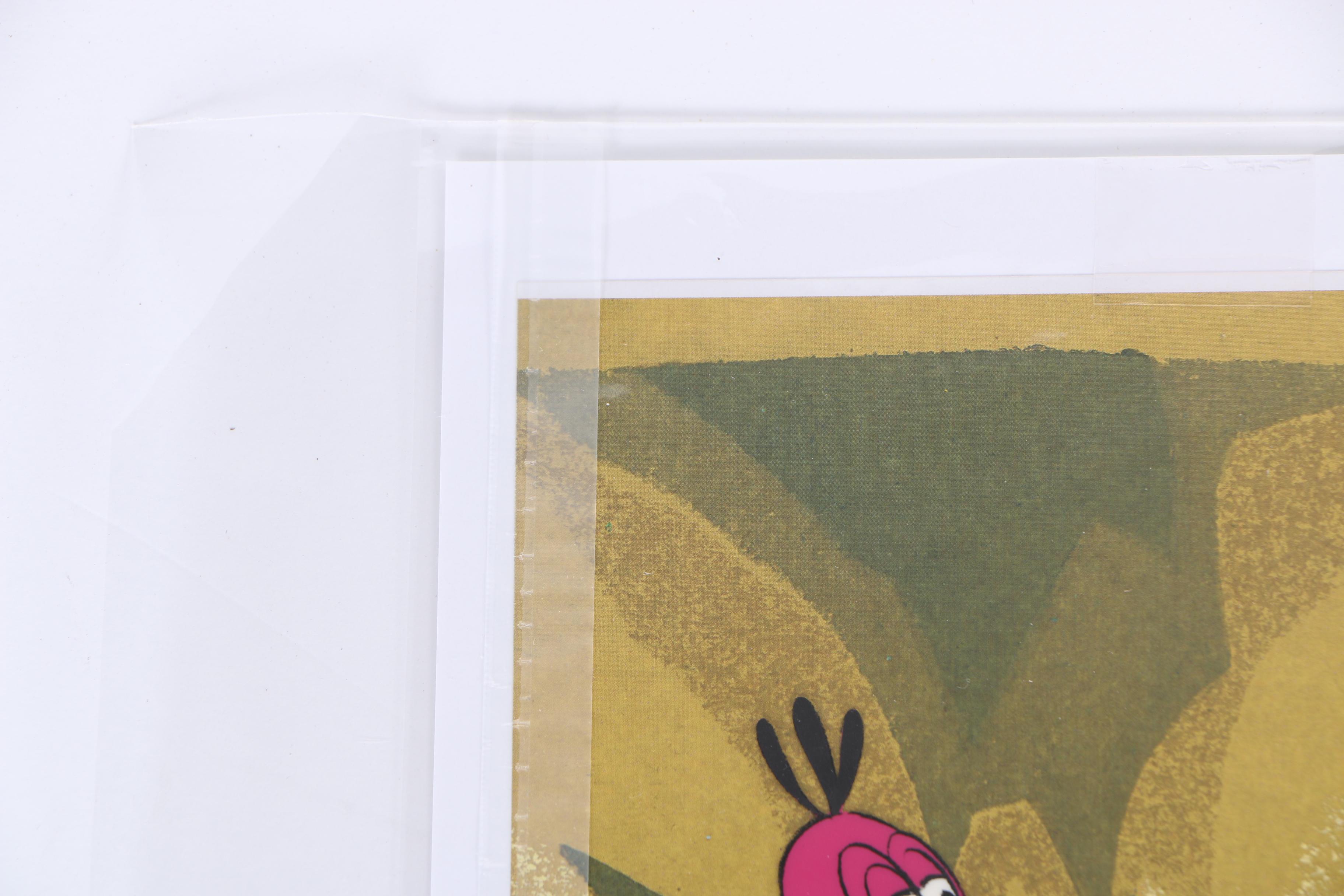 Production Cels Featuring Characters From "The Flintstones"