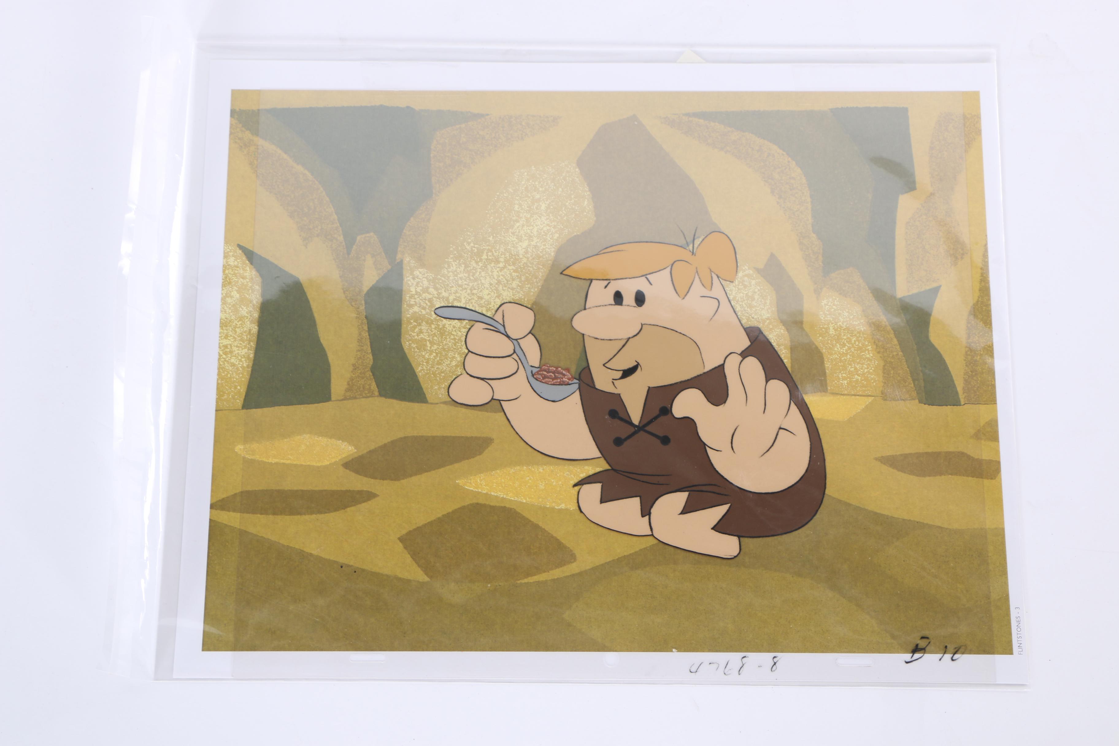 Production Cels Featuring Characters From "The Flintstones"