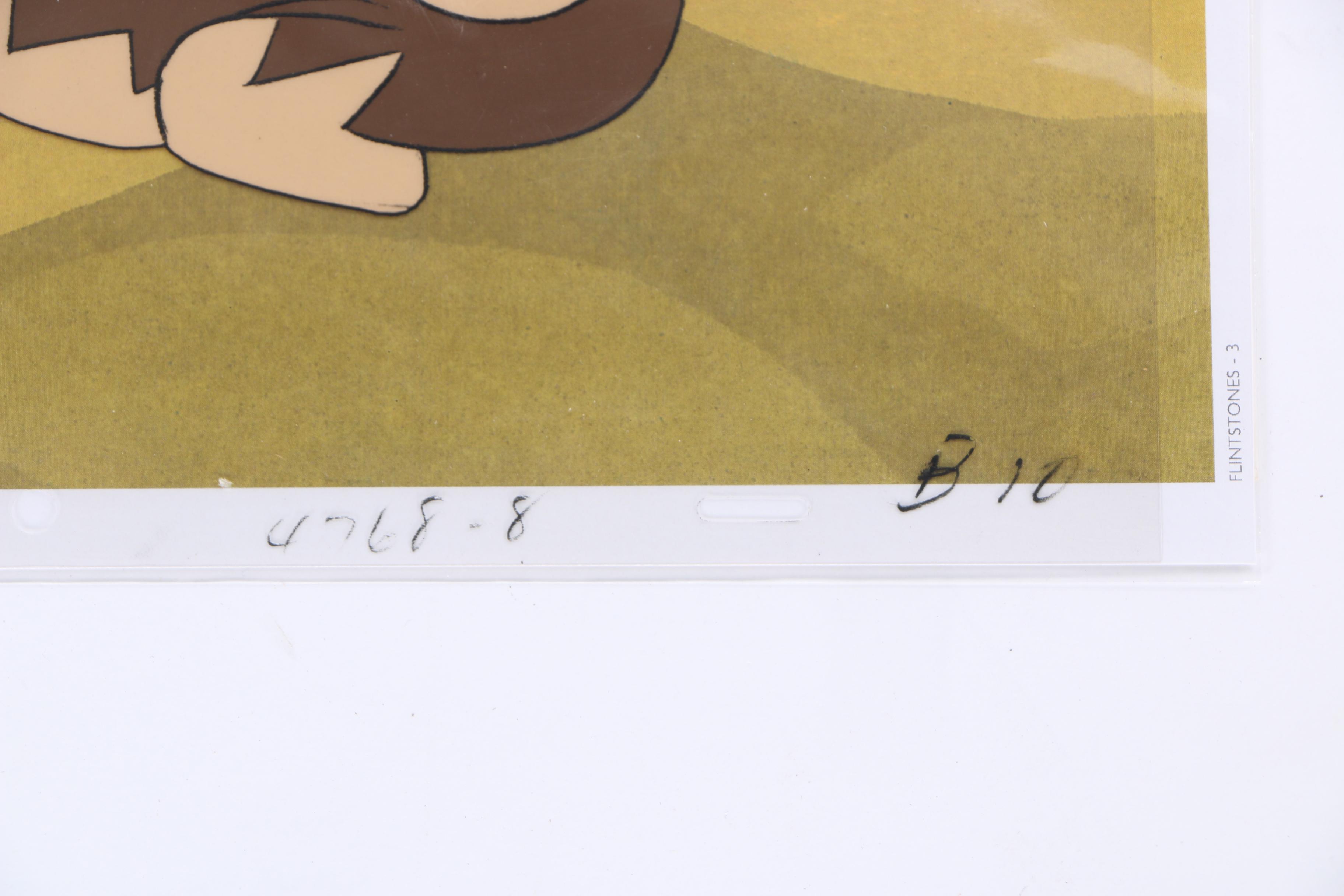 Production Cels Featuring Characters From "The Flintstones"