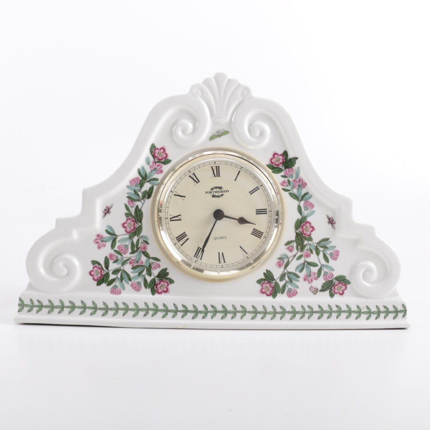 Portmeirion Ceramic Mantel Clock