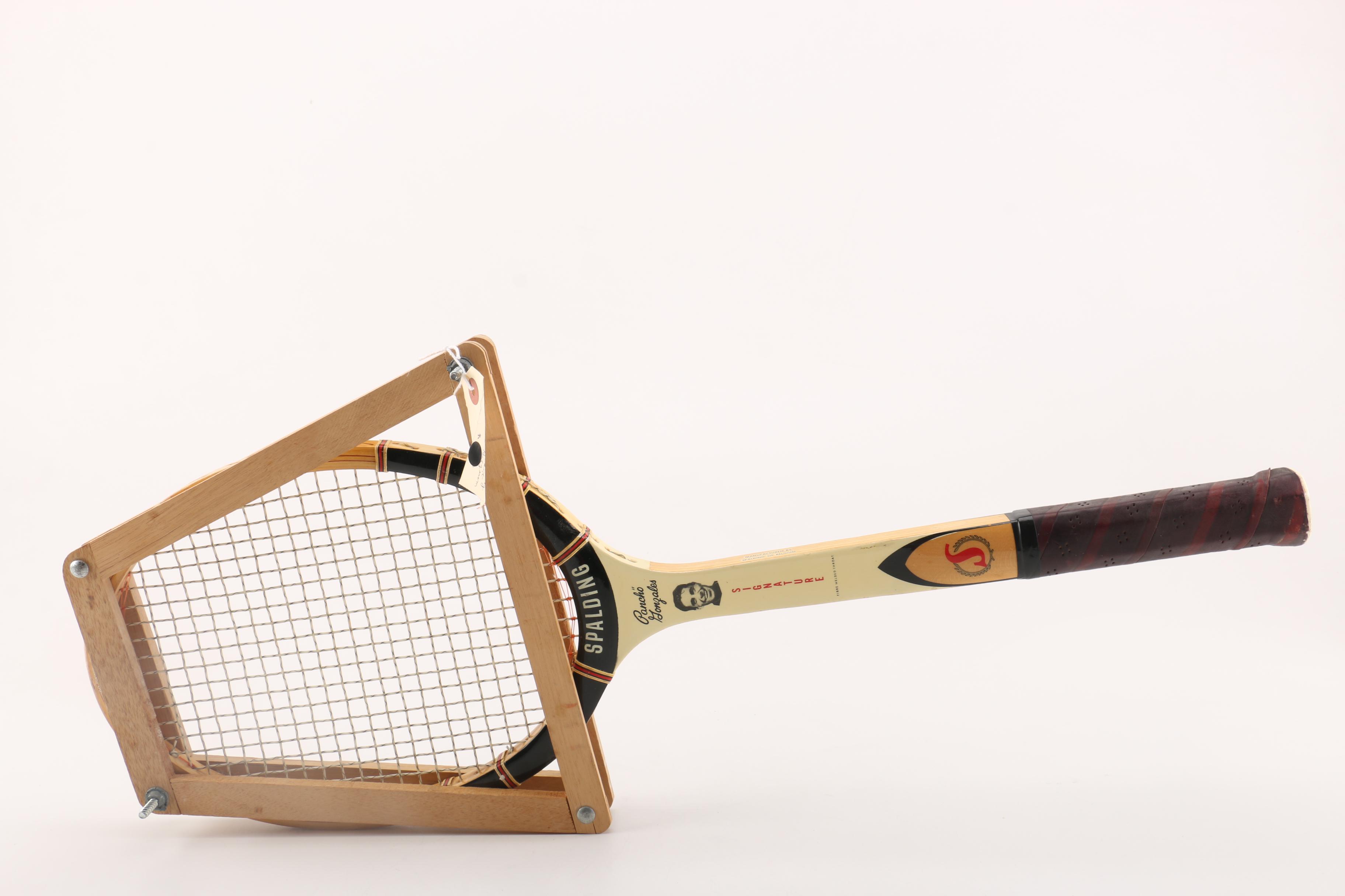 Vintage Pancho Gonzales Signature Tennis Racket by Spalding