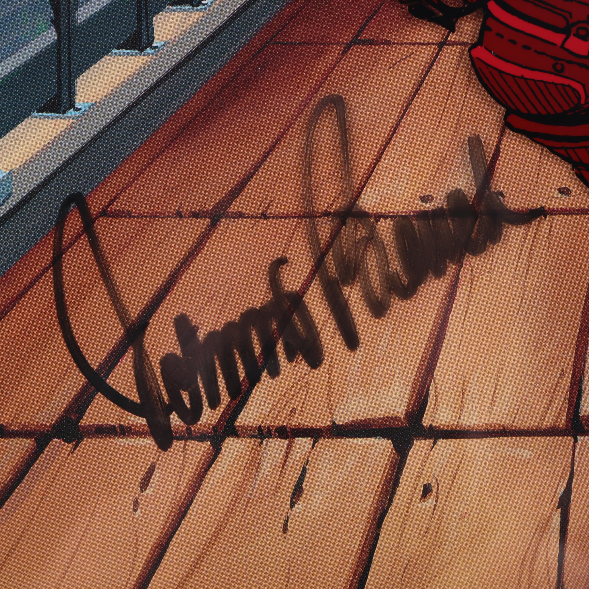 Sam Viviano Limited Edition Hand Painted Cel Autographed by Johnny Bench