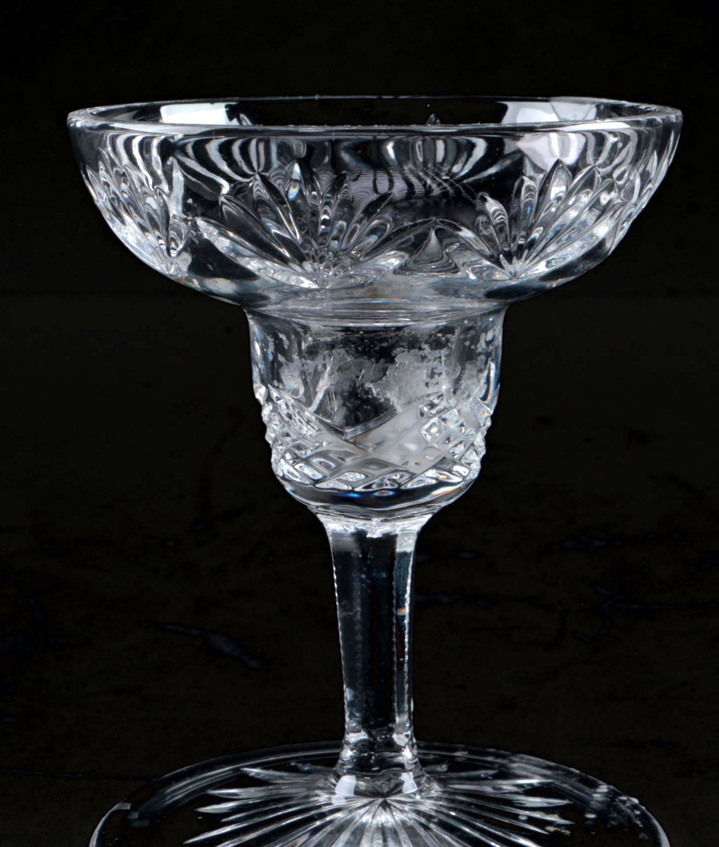 Pair of Wedgwood "Majesty" Crystal Candle Holders