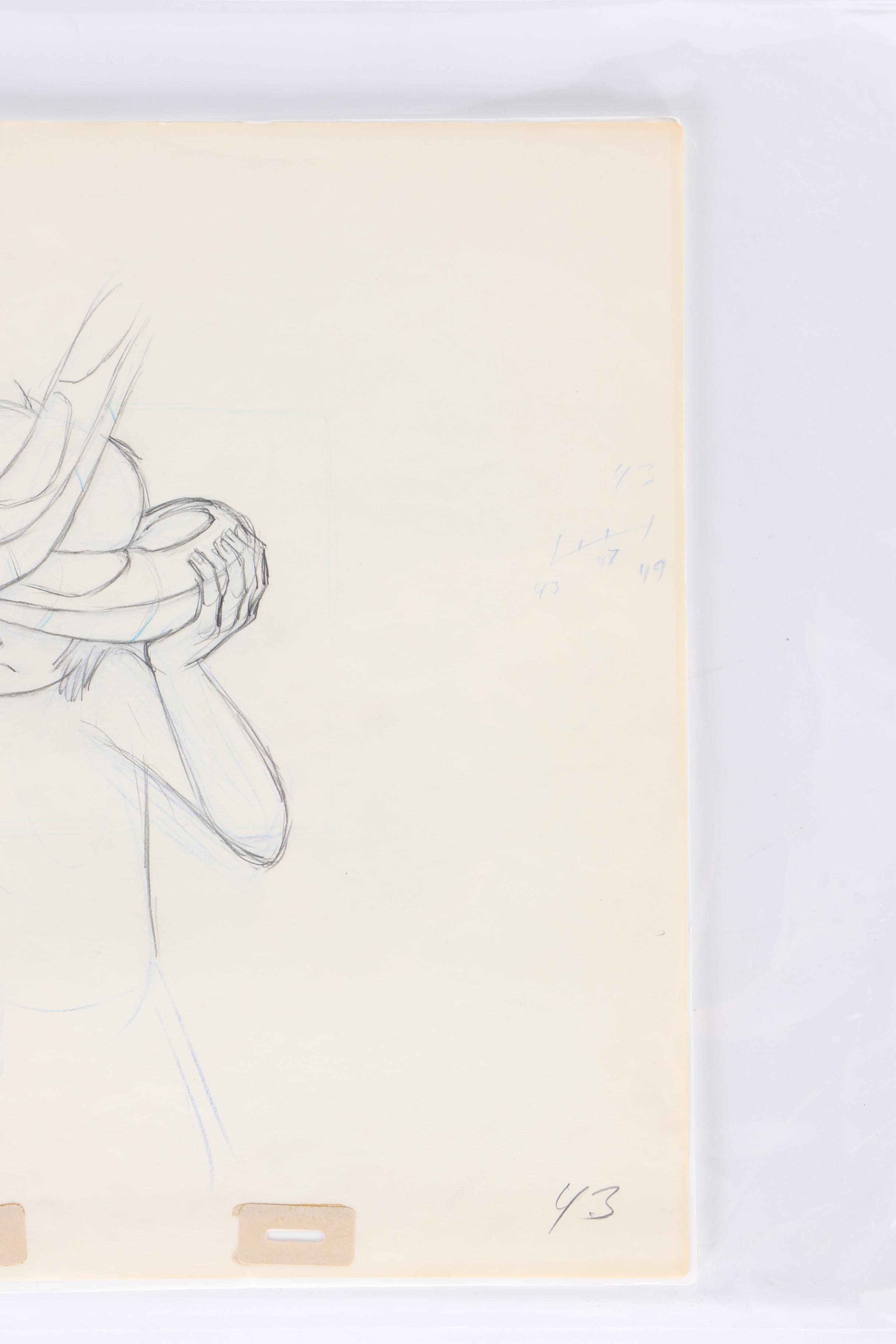 Production Drawing from Disney's "The Jungle Book"