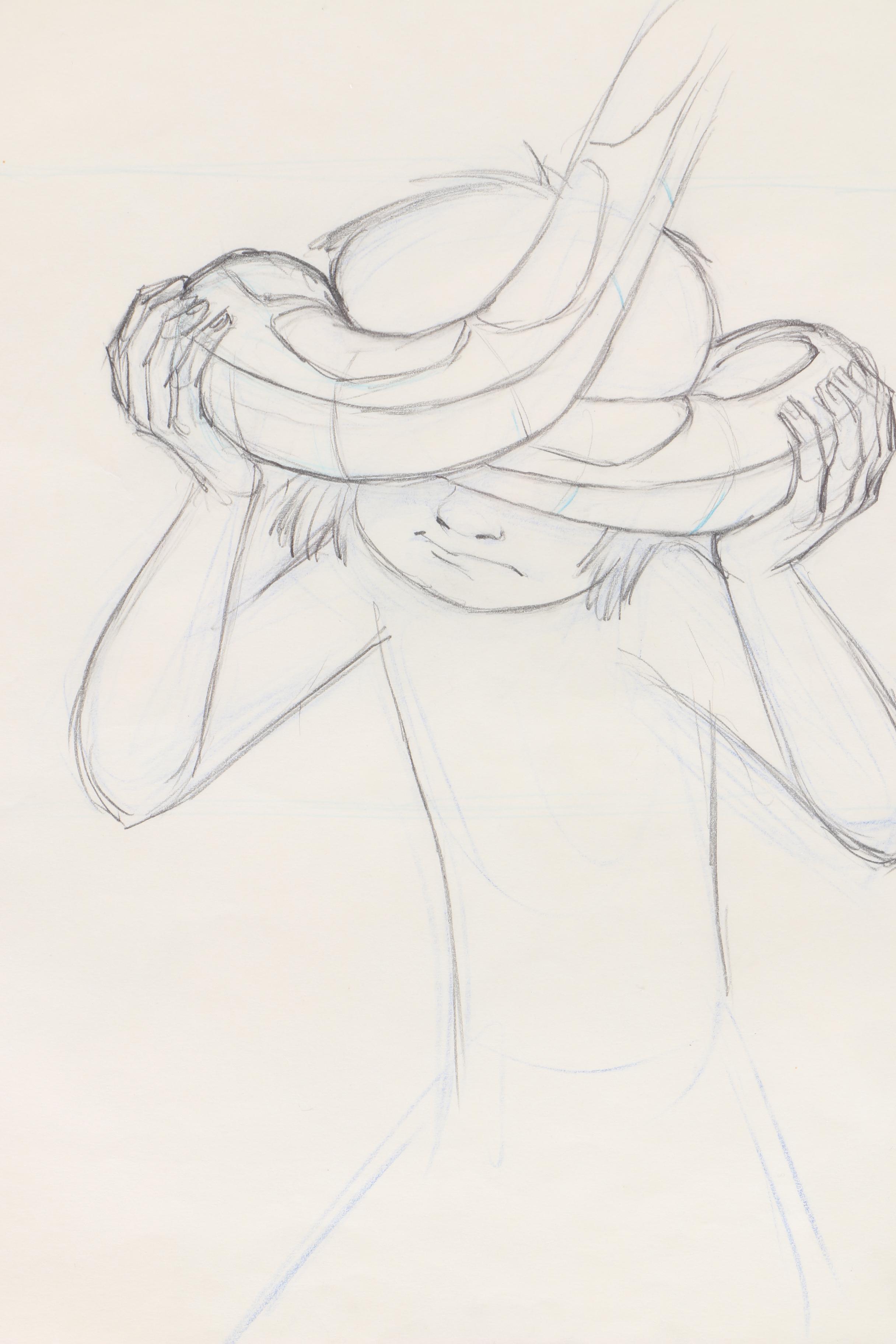 Production Drawing from Disney's "The Jungle Book"