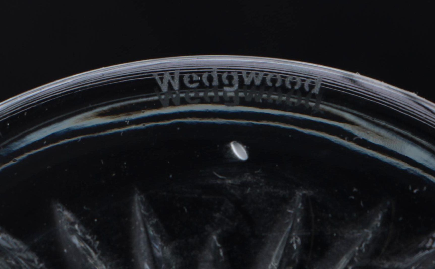 Pair of Wedgwood "Majesty" Crystal Candle Holders