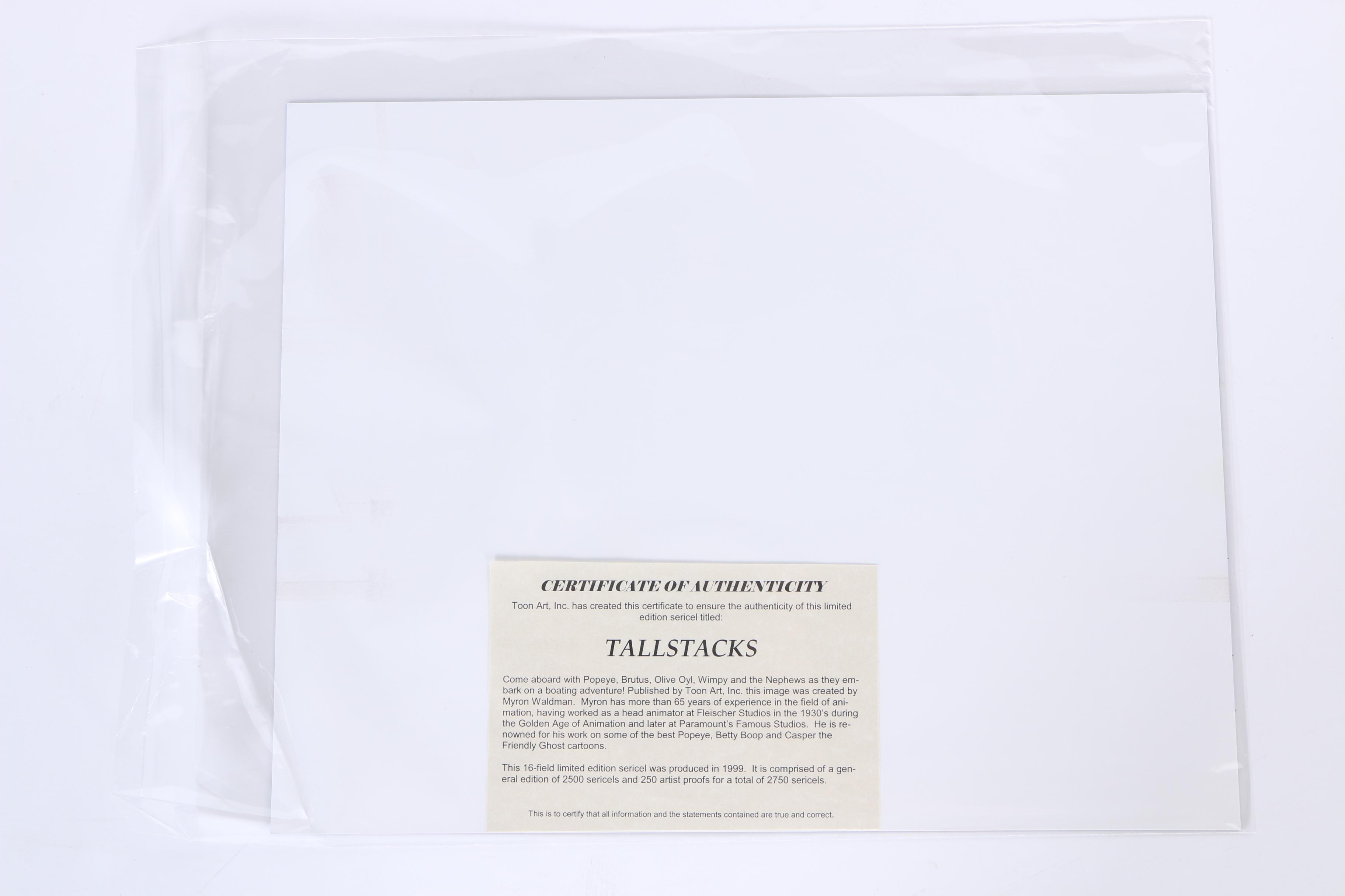 Two Limited Edition Popeye Sericels