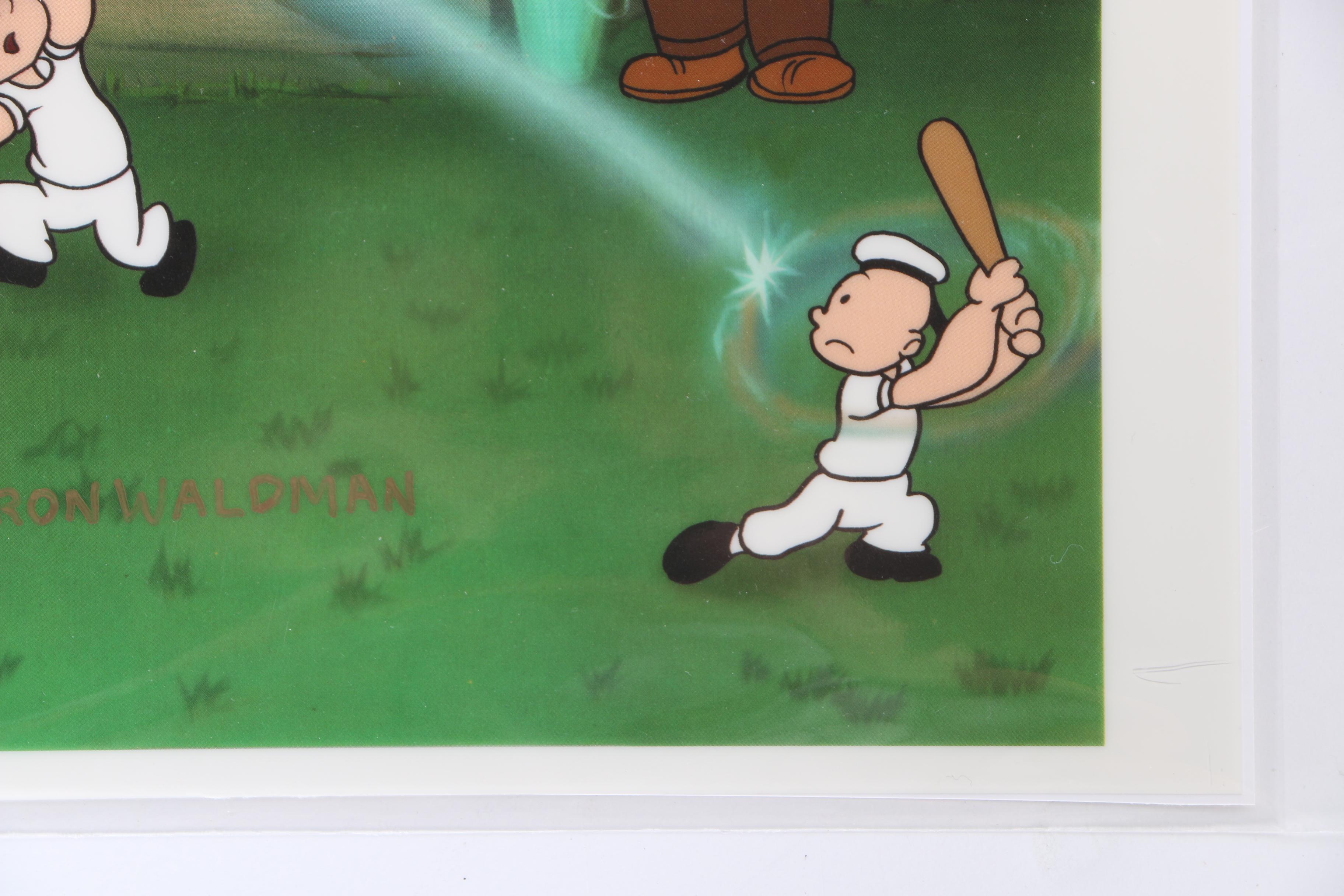 Two Limited Edition Popeye Sericels