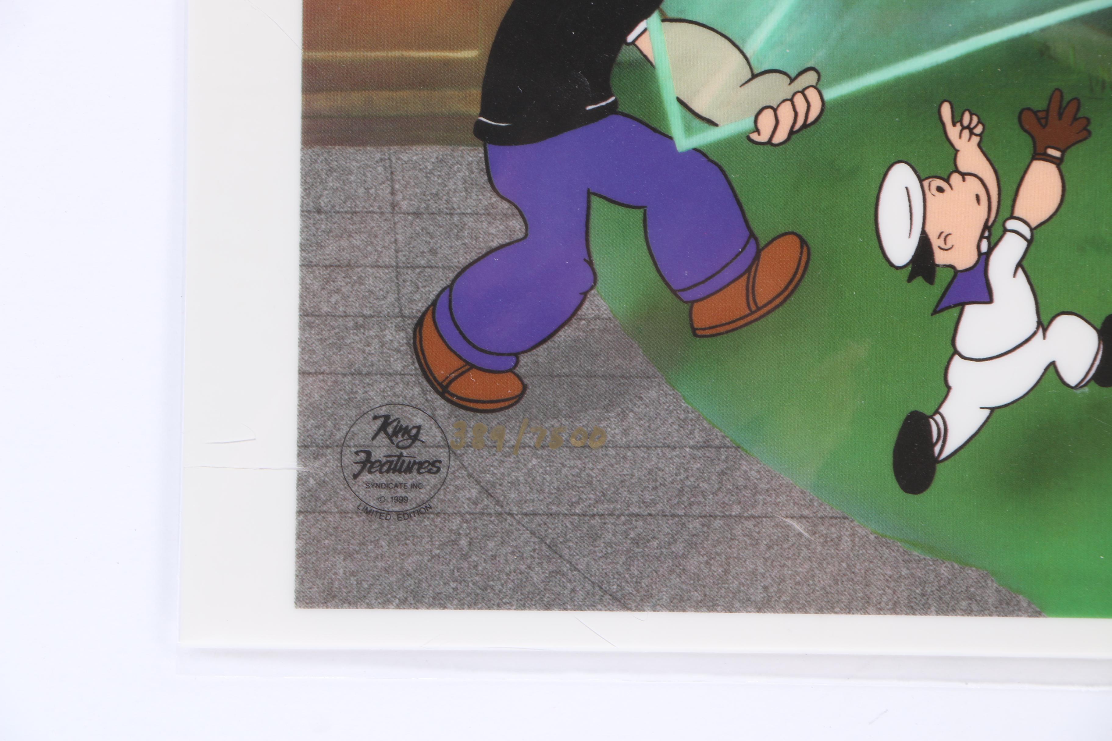 Two Limited Edition Popeye Sericels