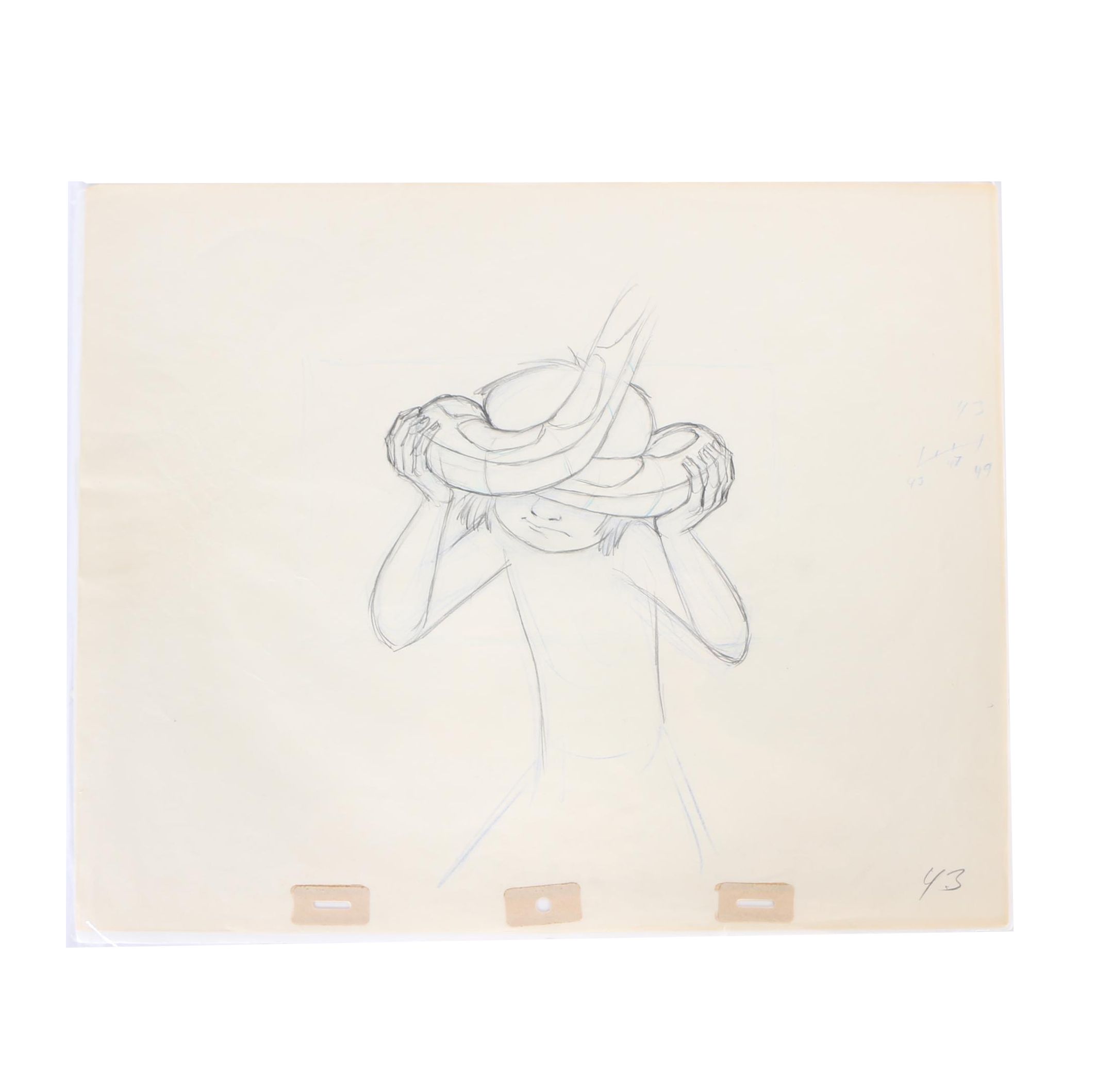 Production Drawing from Disney's "The Jungle Book"