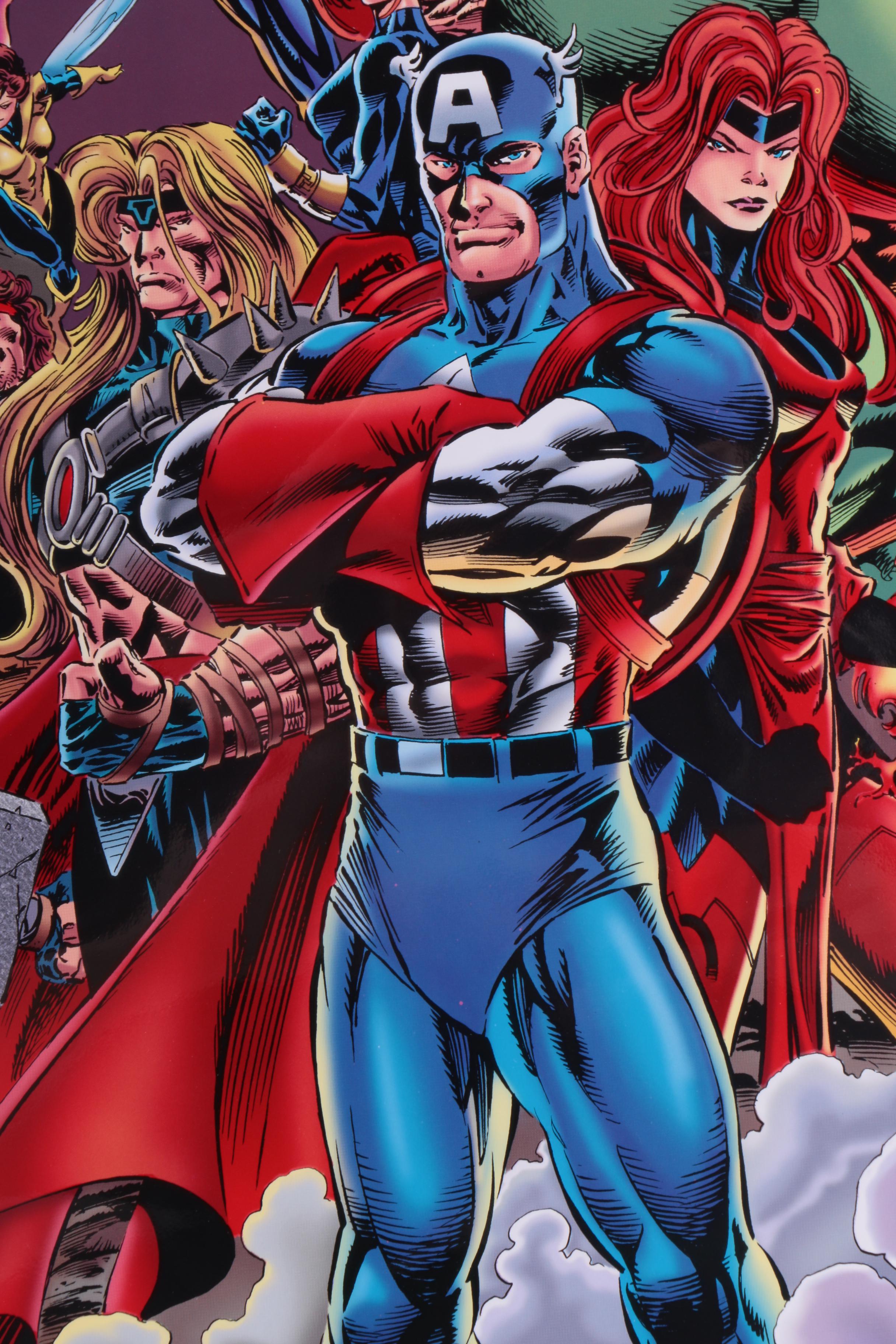 Limited Edition Offset Lithograph "Avengers Assemble"