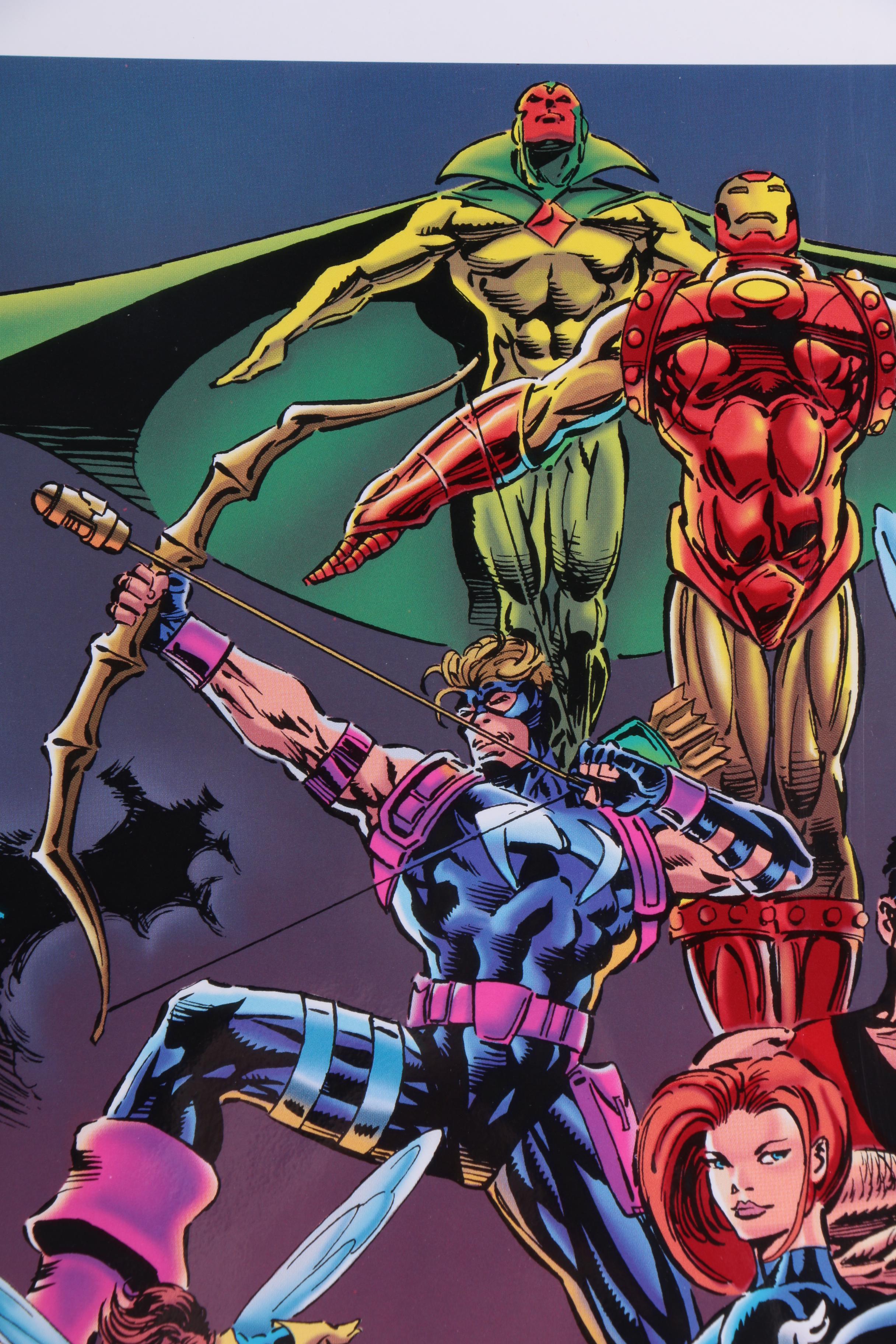 Limited Edition Offset Lithograph "Avengers Assemble"