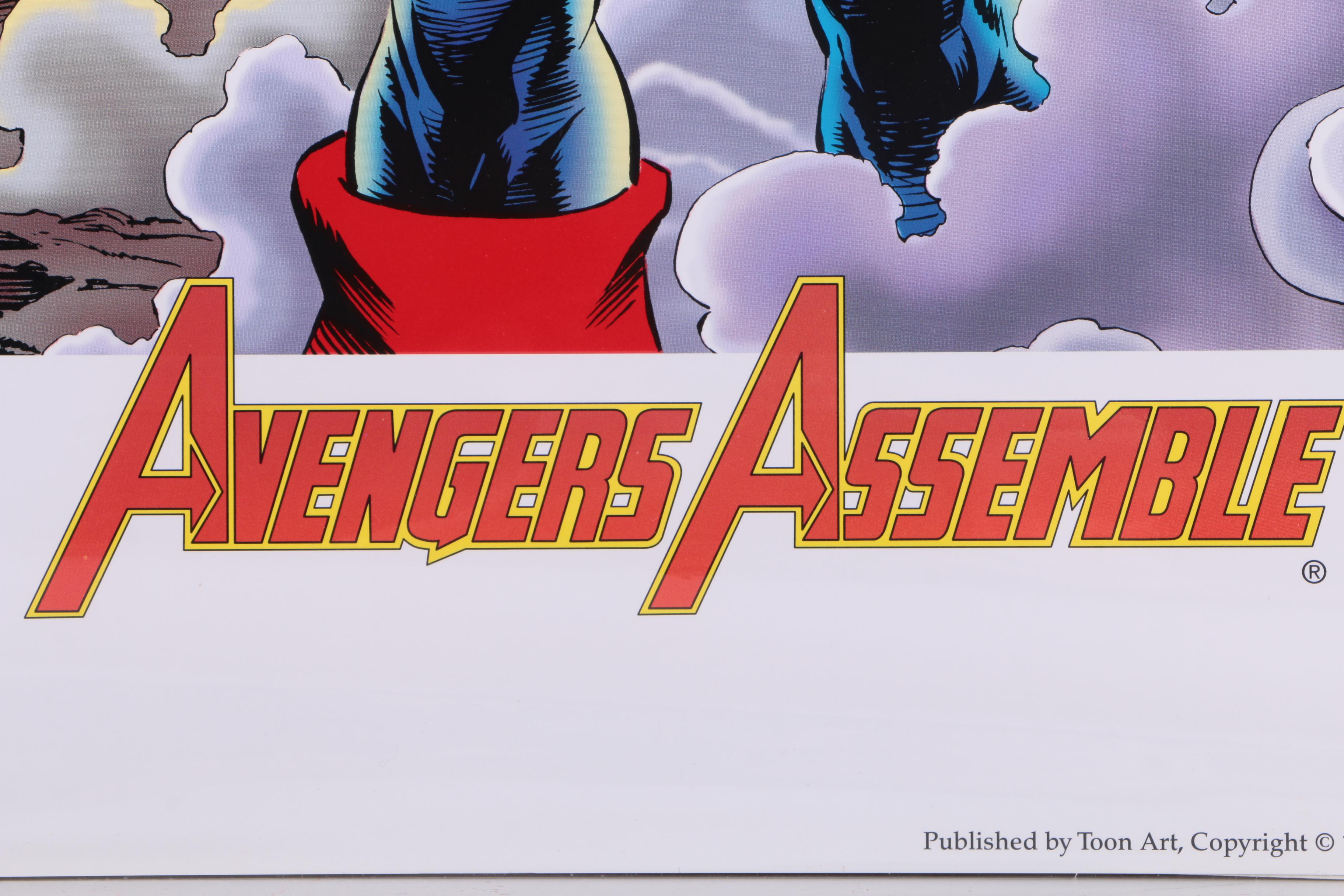 Limited Edition Offset Lithograph "Avengers Assemble"