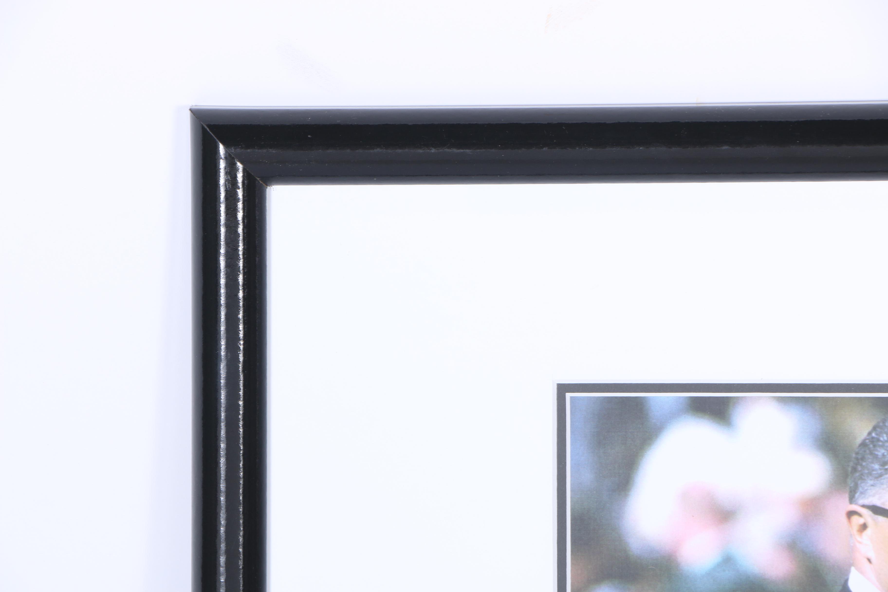 Offset Lithograph of Vince Lombardi Photograph and Check