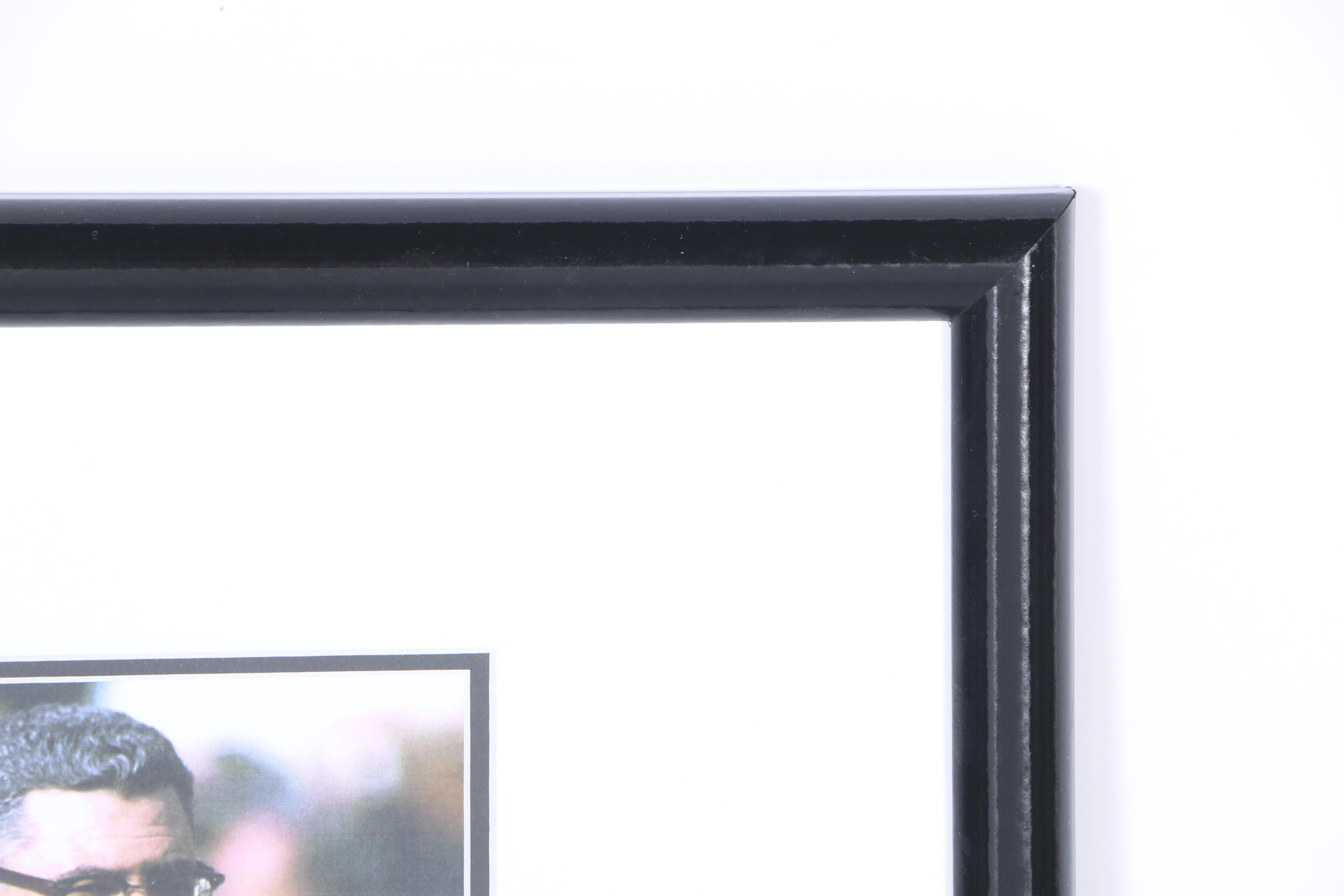 Offset Lithograph of Vince Lombardi Photograph and Check