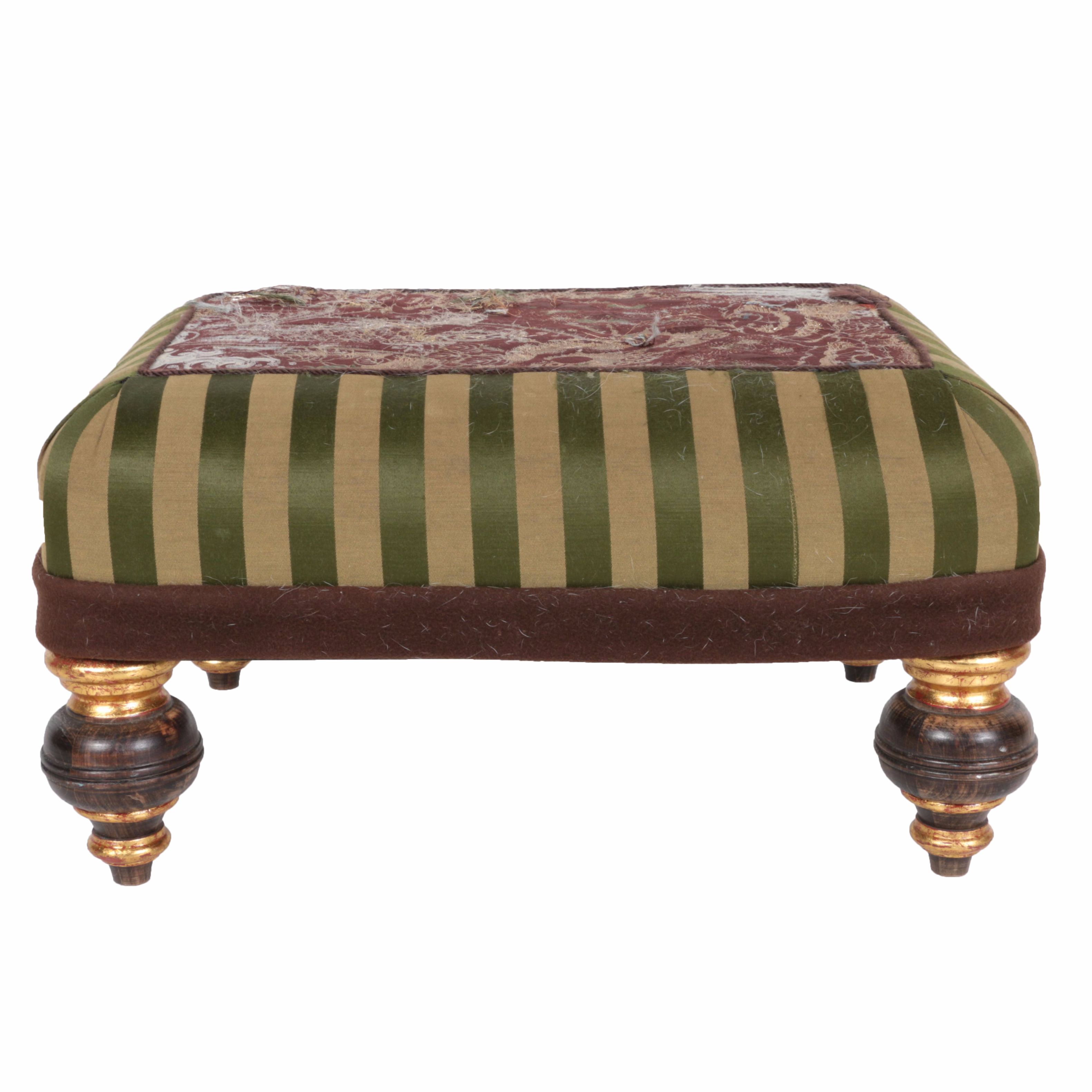 Upholstered Ottoman by Margaret Romero