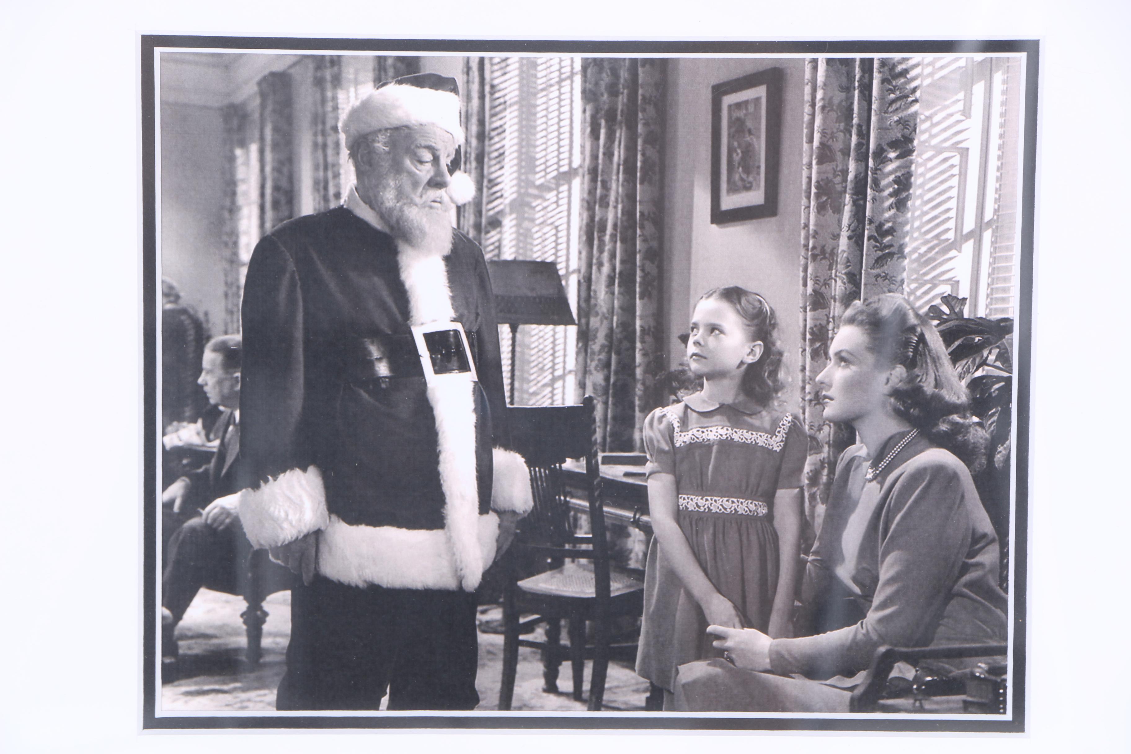 Original 1950 Maureen O'Hara Check With Film Still From "Miracle on 34th St."