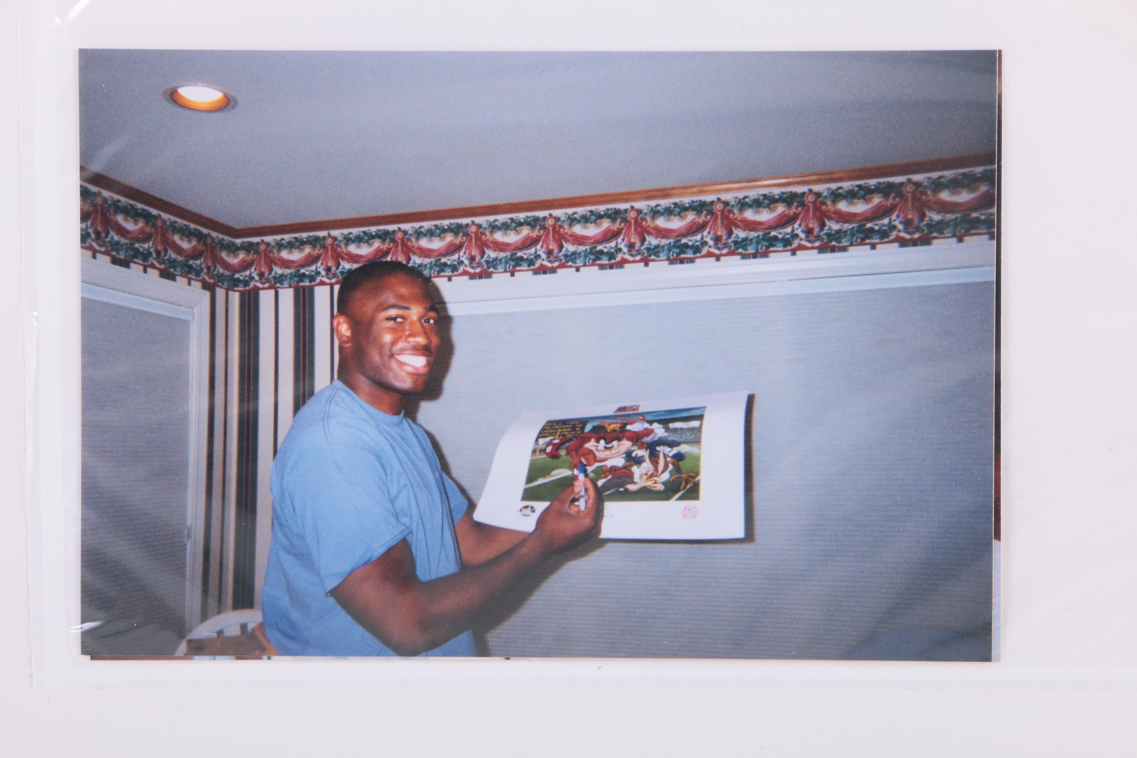 Shaun Alexander Autographed Limited Edition Offset Lithograph "Roll Tide"