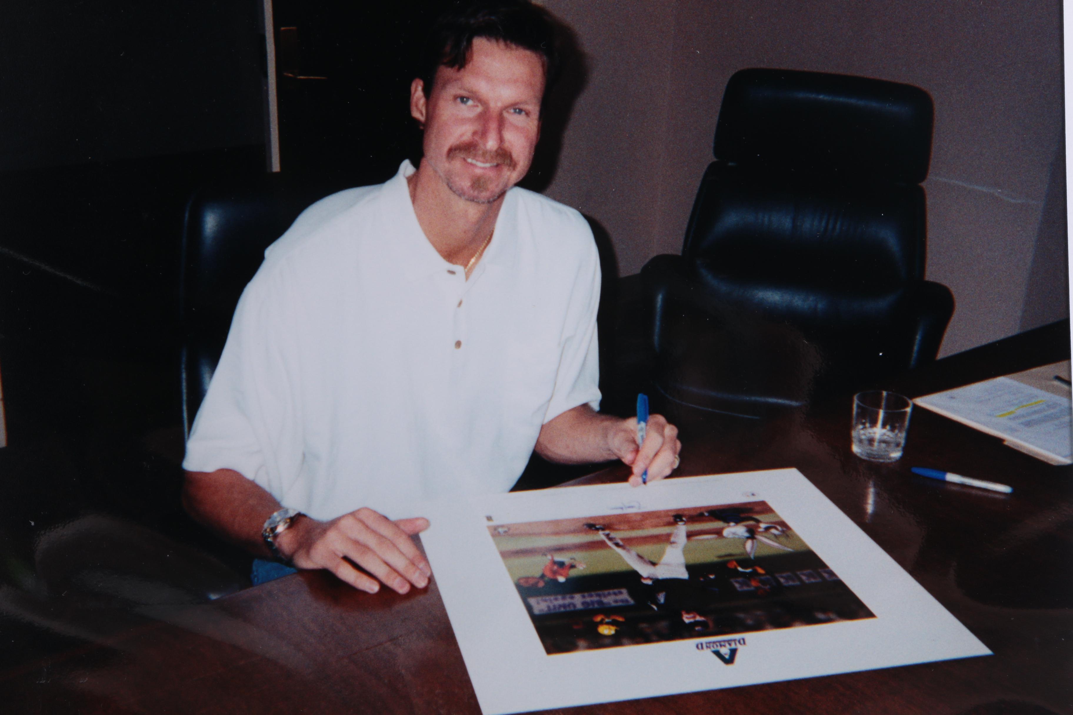 Looney Tunes and Diamondbacks Limited Edition Offset Lithograph "The Big Unit"