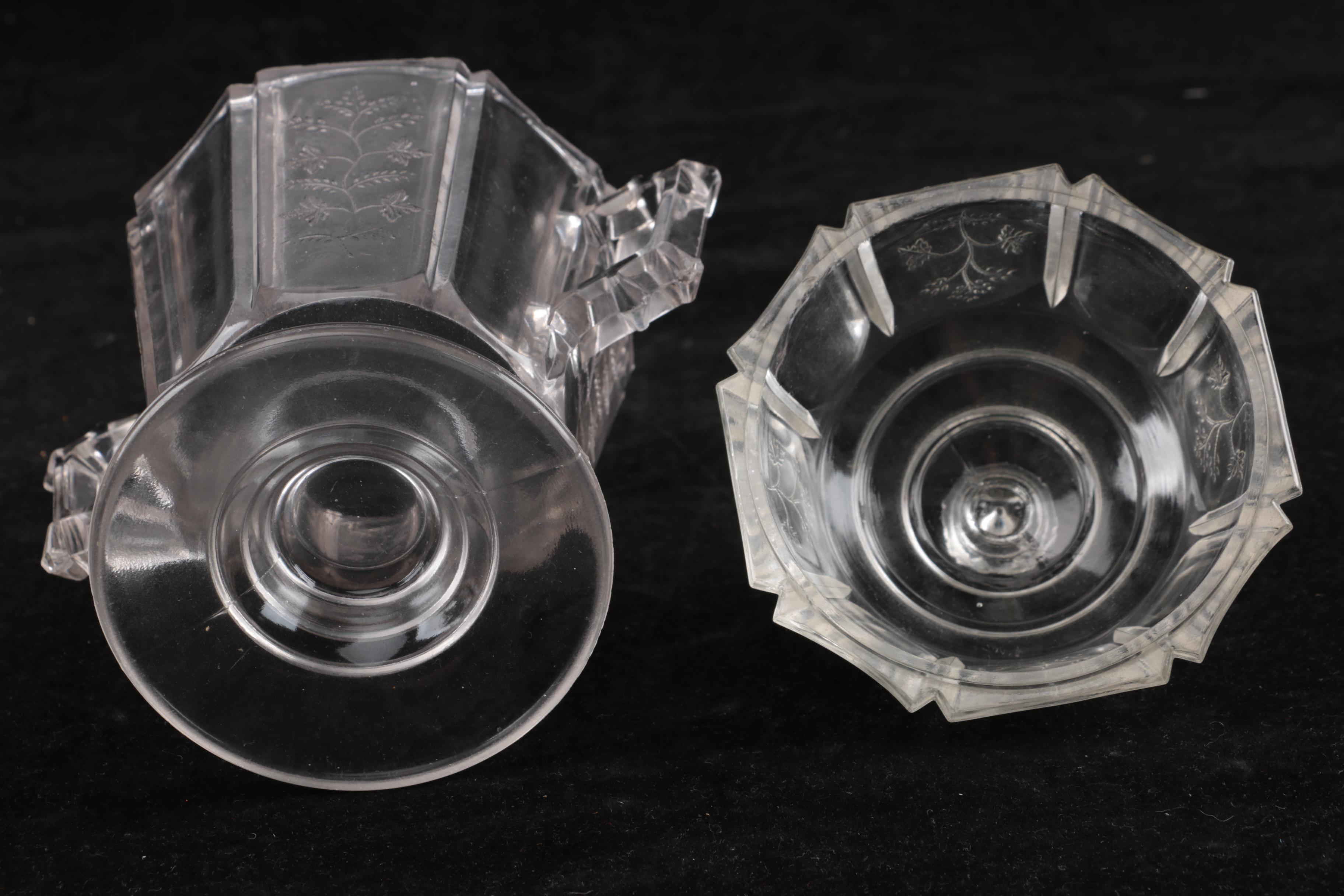 American Brilliant Period Cut Glass and Pressed Glass Tableware