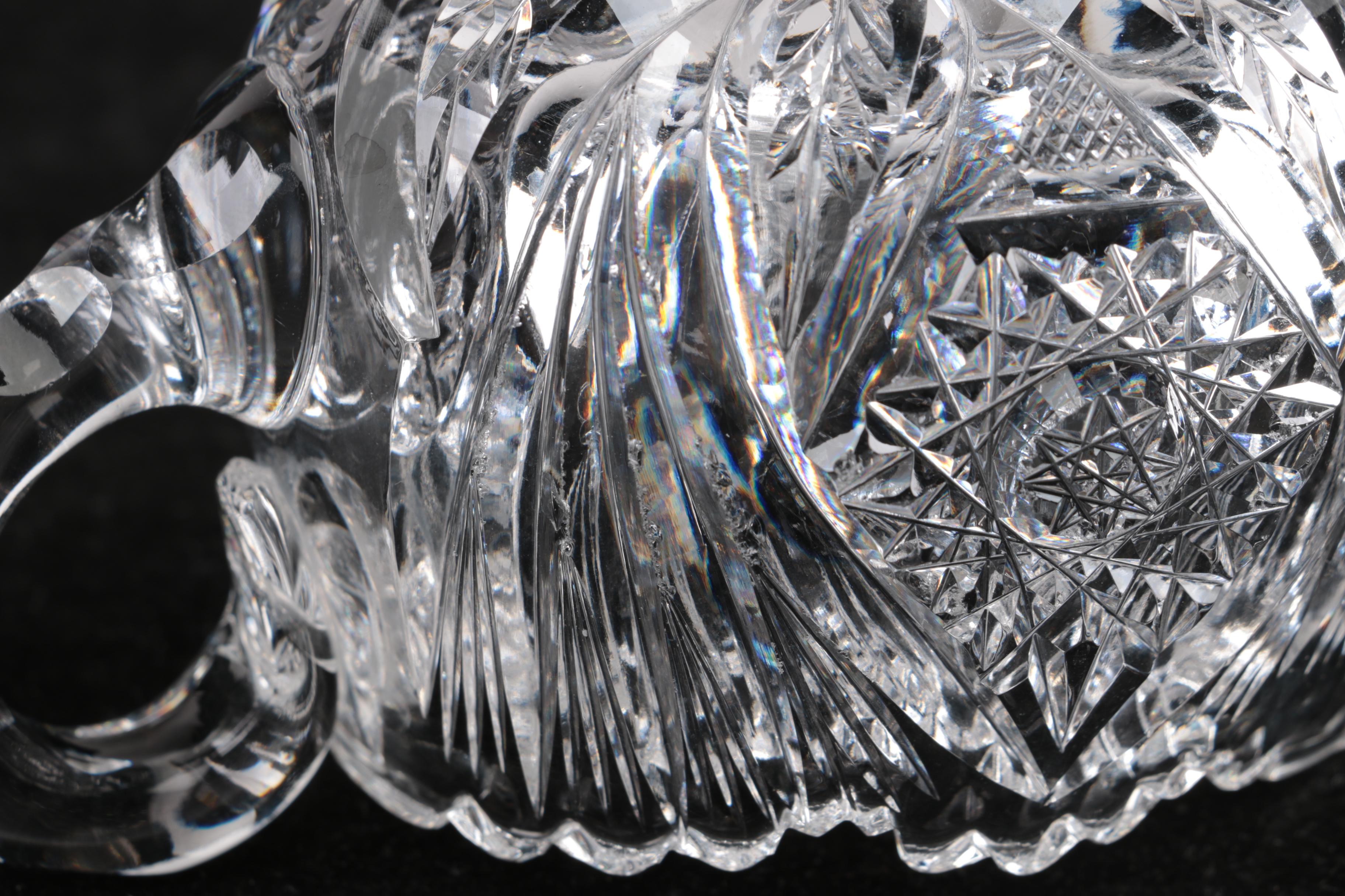 American Brilliant Period Cut Glass and Pressed Glass Tableware